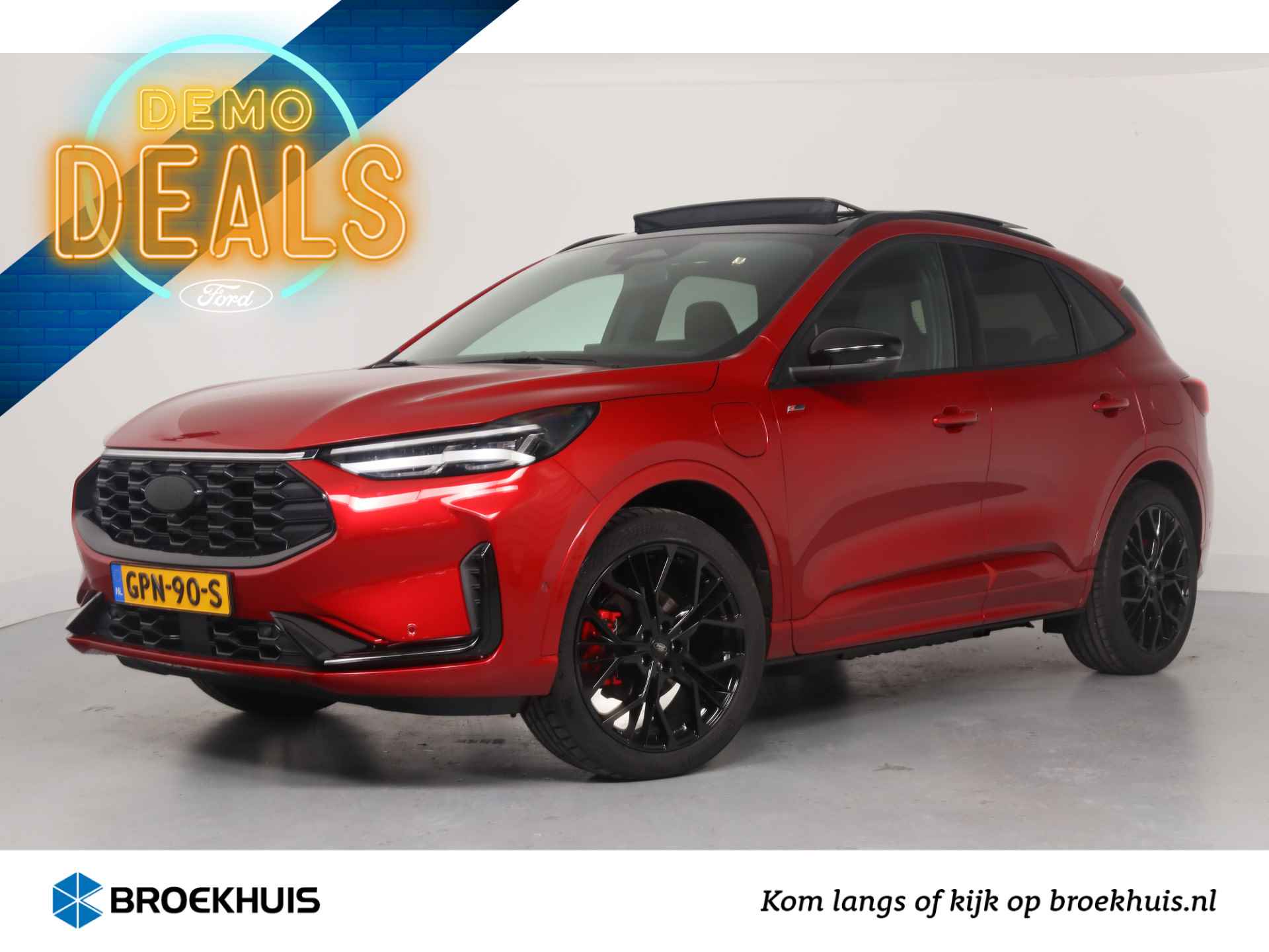 Ford Kuga 2.5 PHEV ST-Line X Black Pack | Wegklapbare Trekhaak | Panoramadak | Technology Pack | Winter Pack | 20 Inch - 1/42