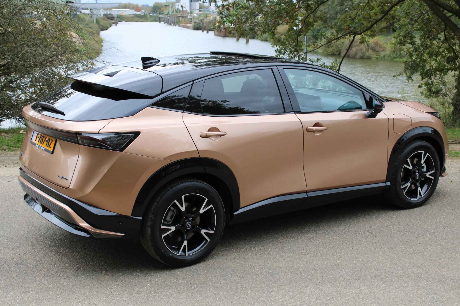 Nissan ARIYA e-4ORCE Evolve 87 kWh Exterieur Styling voor en achter 19"Diamond Cut velgen - 4/53