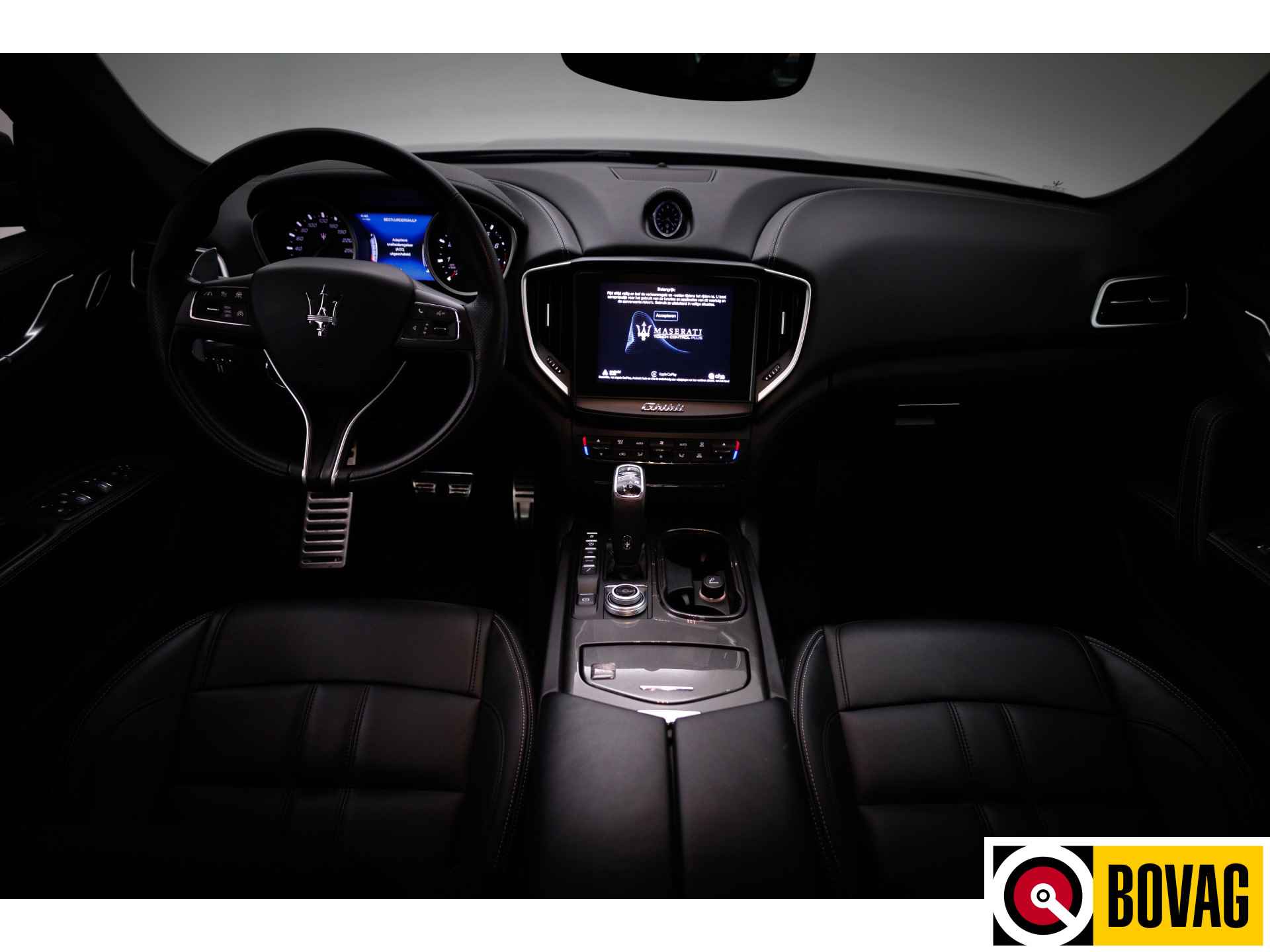 Maserati Ghibli 3.0 V6 S Q4 GranLusso 430 PK Volledig dealer onderhouden, Led, Softclose, Navigatie, Leer - 27/46