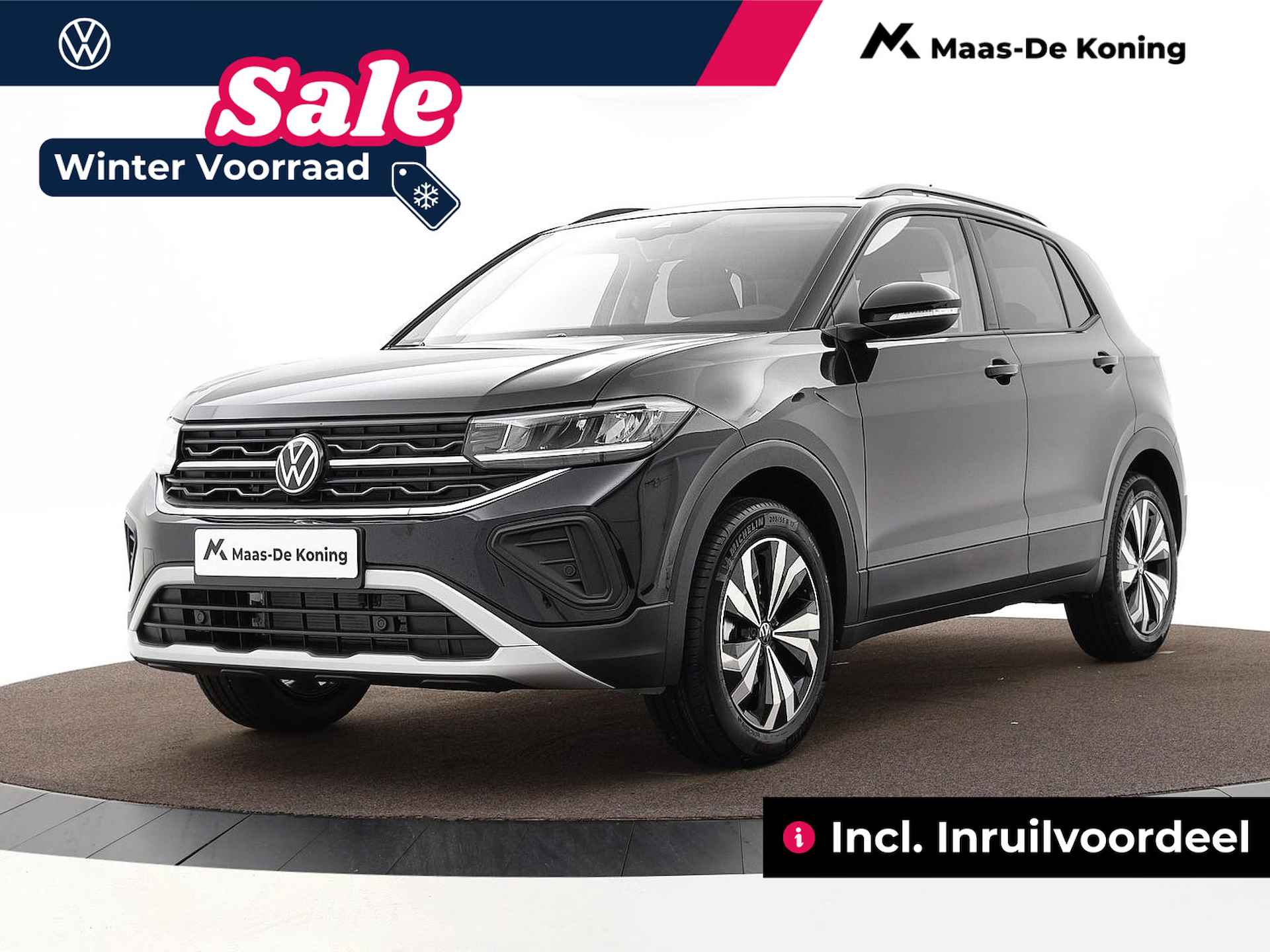 Volkswagen T-Cross Life Edition 1.0 70 kW / 95 pk TSI SUV 5 versn. Ha · Incl. Inruilvoordeel - 1/28