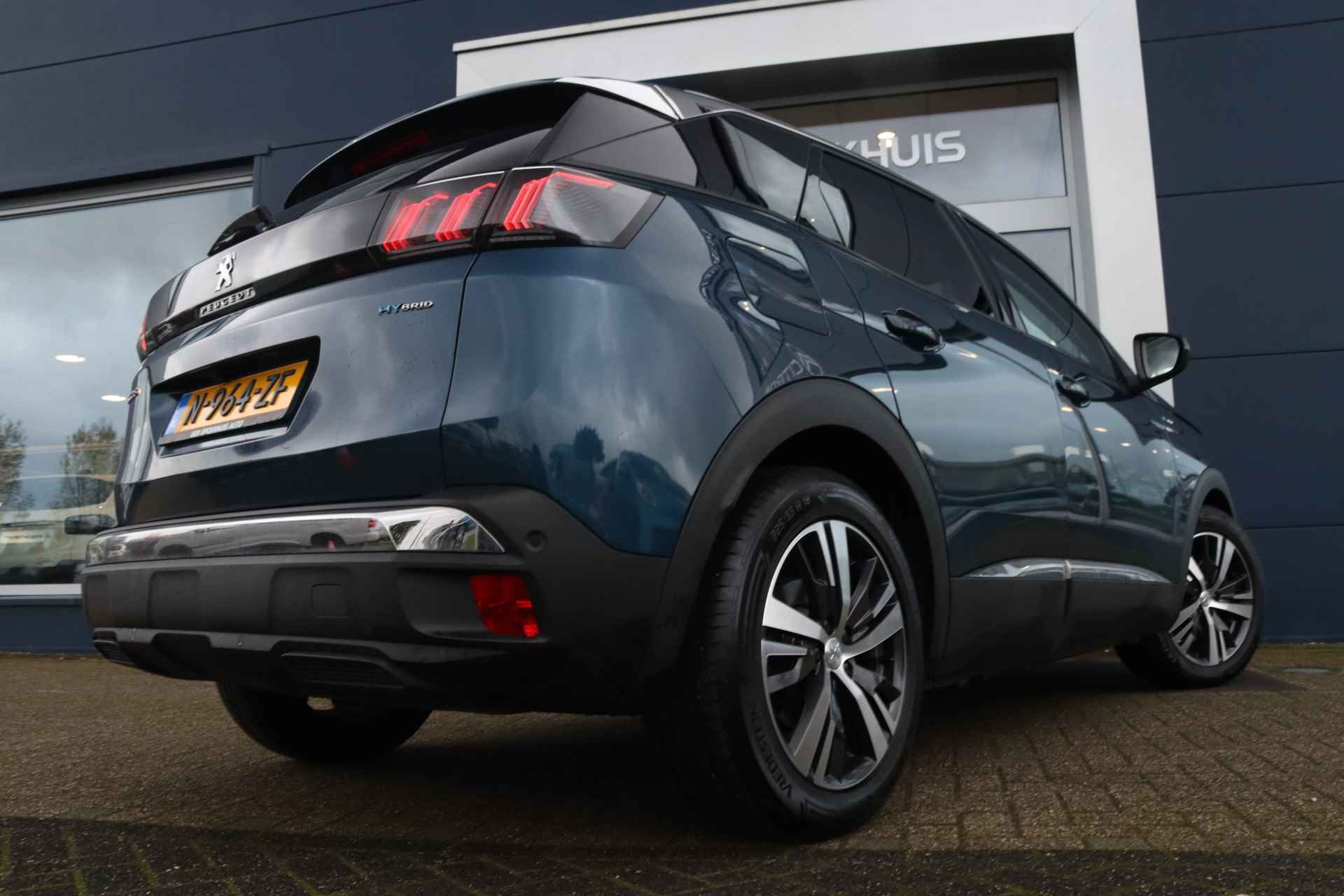 Peugeot 3008 1.6 HYbrid 225-PK Allure Pack | Elektr. Achterklep | Stoelverwarming | ACC | Camera | Keyless | Navi - 14/45