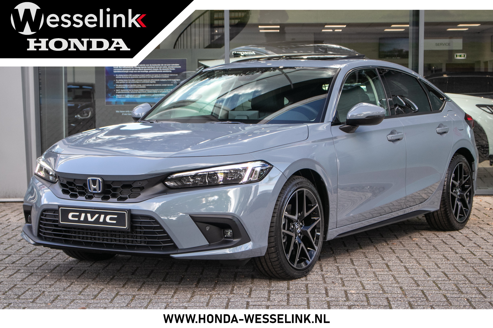 Honda Civic 2.0 e:HEV Advance Automaat - Rijklaarprijs | Honda Sensing | leder | schuif- k dak | Bose