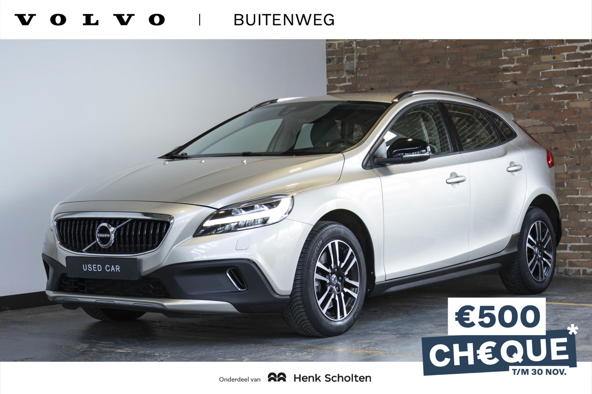 Volvo V40 Cross Country T3 Automaat Nordic+ | Dealer onderhouden | Parkeerverwarming | Volvo on Call | Parkeersensoren achter | High performance audio | Navigatie | Climate control