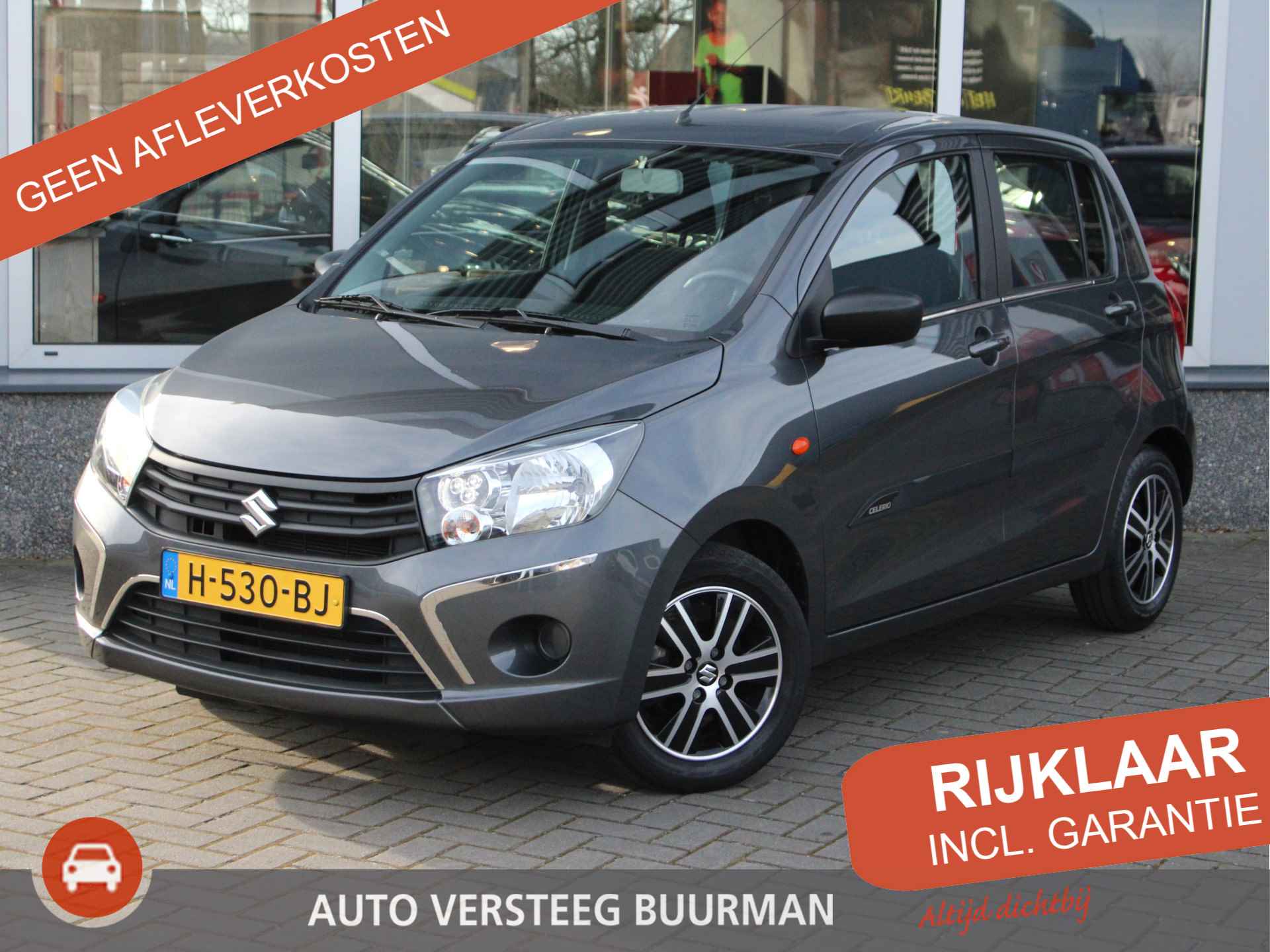 Suzuki Celerio 1.0 Comfort Trekhaak, Lichtmetalen Velgen 14", Bluetooth, Airco, Radio-CD Speler