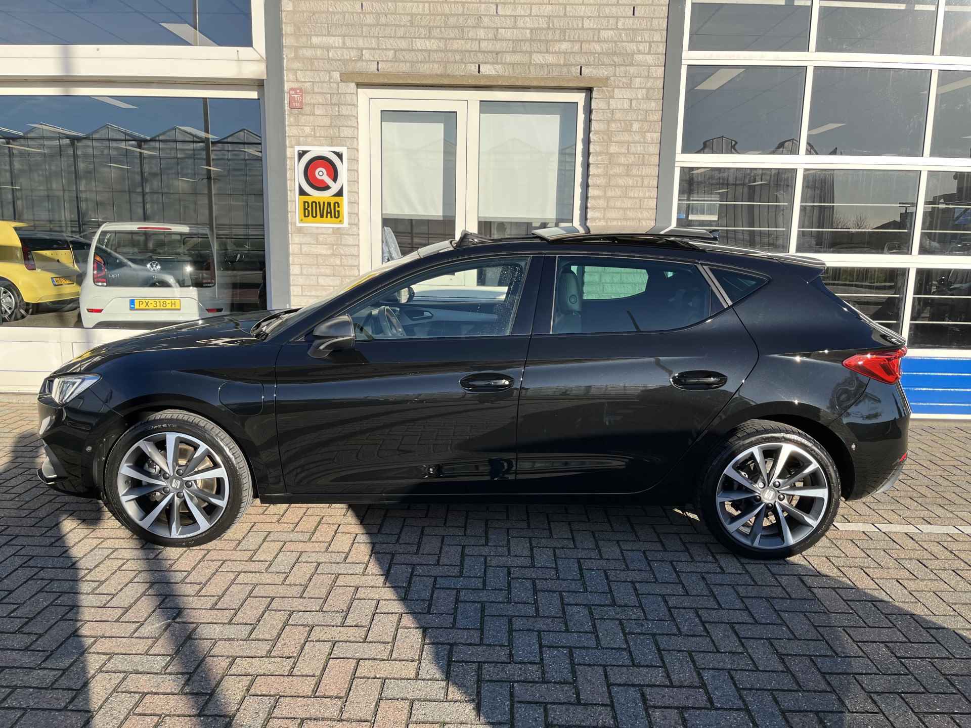 SEAT Leon 1.4 TSI eHybrid PHEV FR Business Intense / AUTOMAAT/ PANO/ CAMERA/ PARK. SENSOREN/ MATRIX/ DODE HOEK/ MEMORY SEATS/ KEYLESS/ STUUR VERWARM./ ADAPT. CRUISE/ APP-CONNECT/ NAVI/ CLIMA/ DAB/ 18" LMV - 3/49