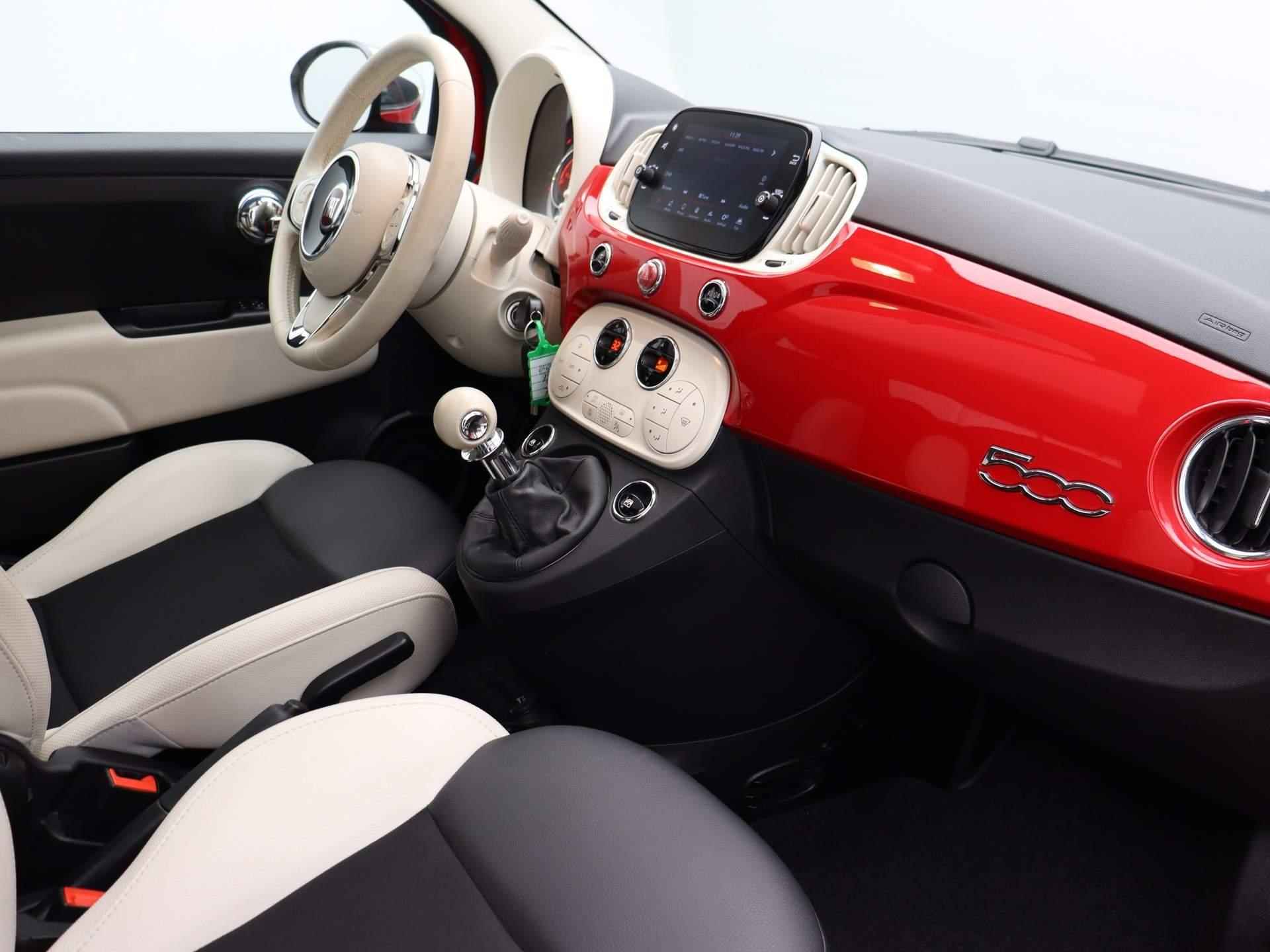 Fiat 500 1.0 Hybrid Dolcevita | Panoramadak | Apple CarPlay | Climate Control | Parkeersensoren | 16'' Velgen | - 19/21