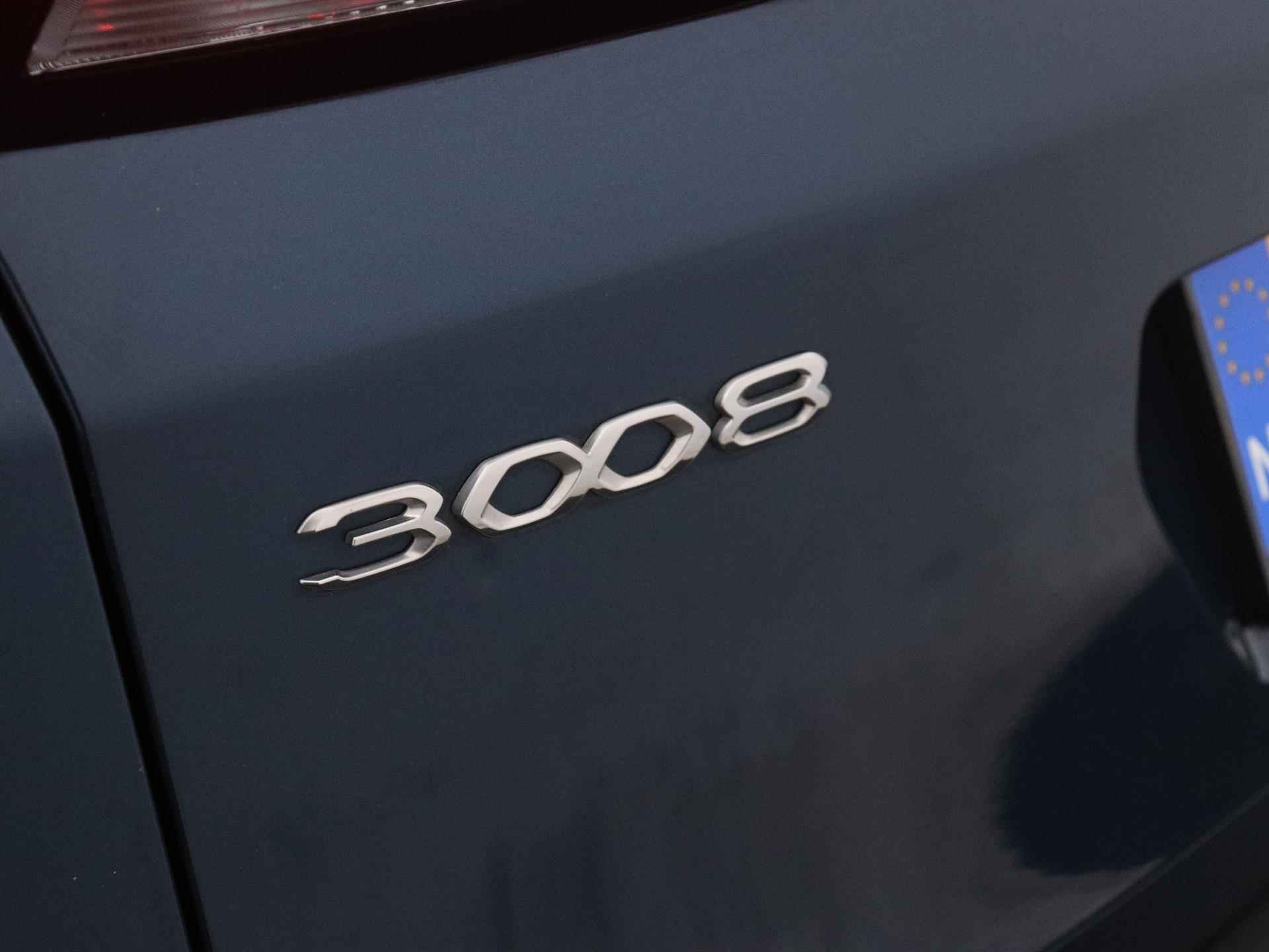 Peugeot 3008 Allure Pack Business 130pk Automaat | Navigatie | Camera | Voorstoelen Verwarmd | Dodehoek Detectie | Licht Metalen Velgen 18" - 15/39