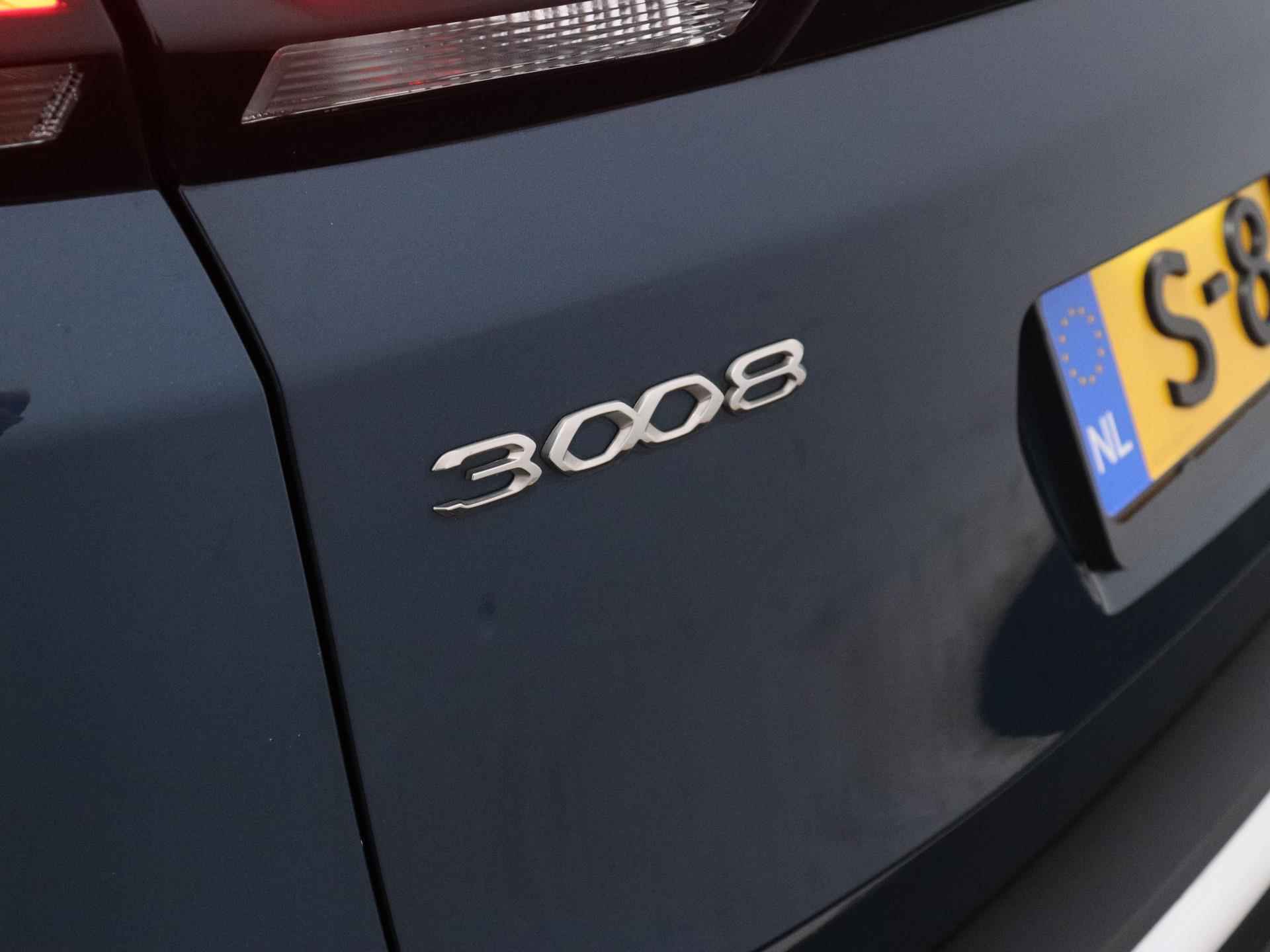 Peugeot 3008 Allure Pack Business 130pk Automaat | Navigatie | Camera | Voorstoelen Verwarmd | Dodehoek Detectie | Licht Metalen Velgen 18" - 16/39
