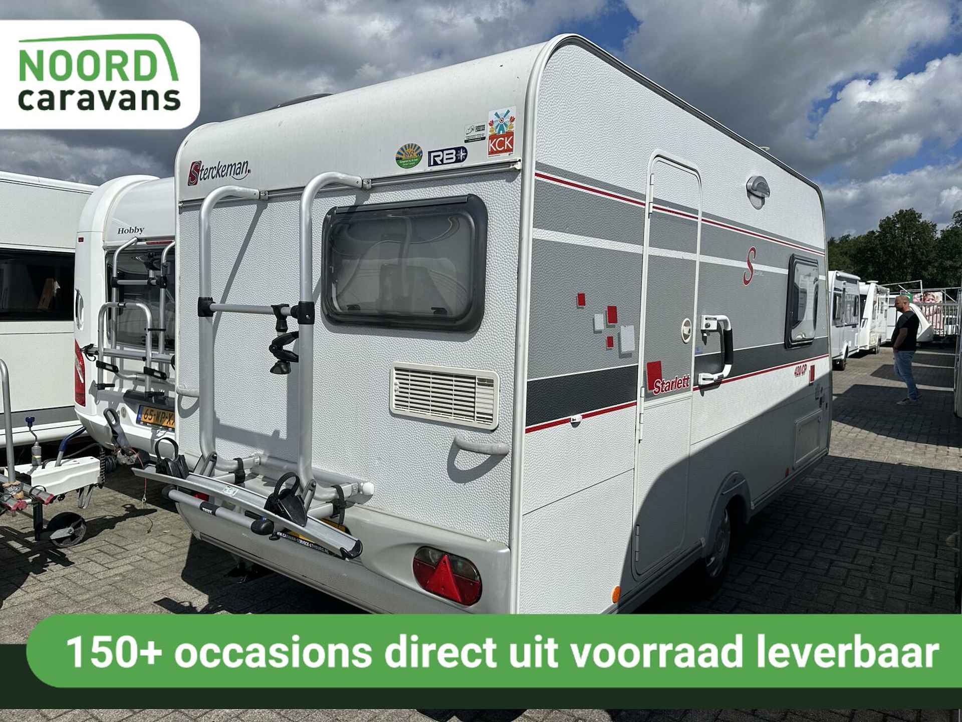 STERCKEMAN STARLETT 420 CP ENKELE BEDDEN + VOORTENT + LUIFEL - 3/16