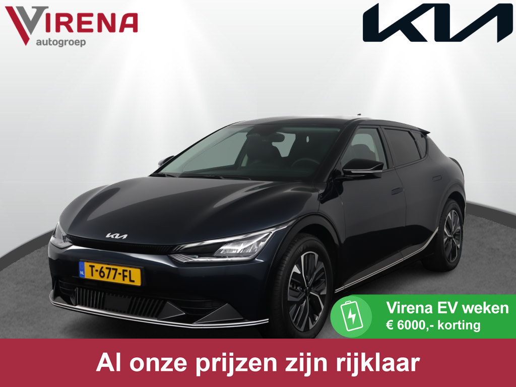 Kia Ev6 Plus 77.4 kWh - Led - Adaptief Cruise Control - Voorstoelen Verwarmd - Climate Control - Apple/Android Carplay - Fabrieksgarantie tot 06/2030