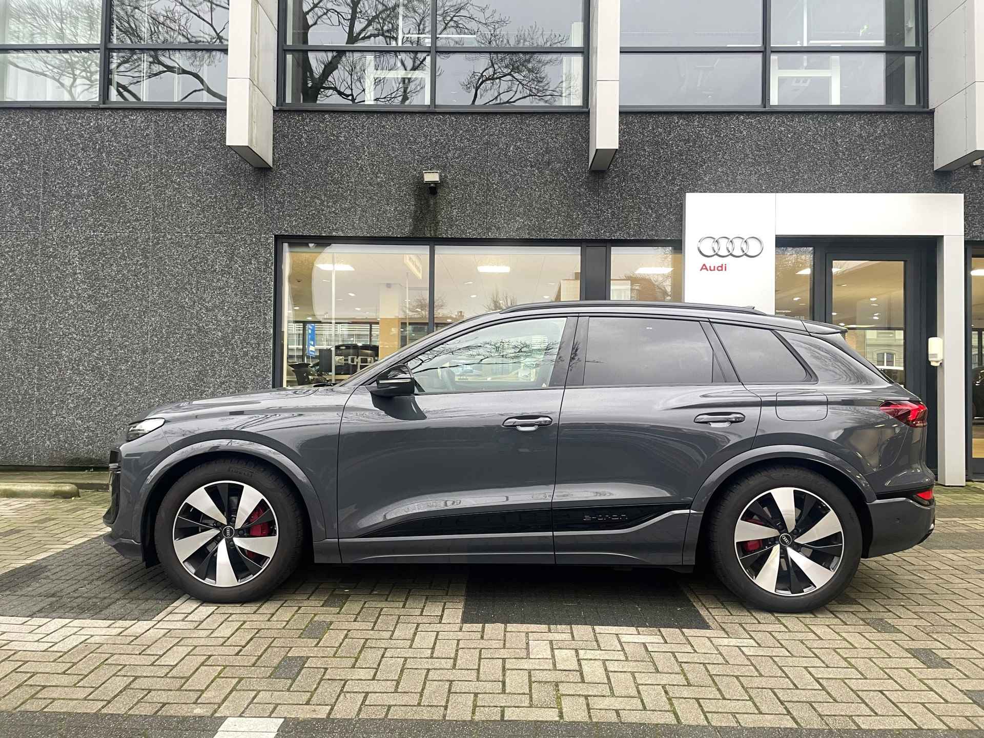 Audi Q6 e-tron First Edition 100 kWh/luchtvering/bang&olufsen/head-up display/ 20 inch/ panoramadak/luchtvering/keyless entry/dodehoek/adaptieve cruise control - 5/12