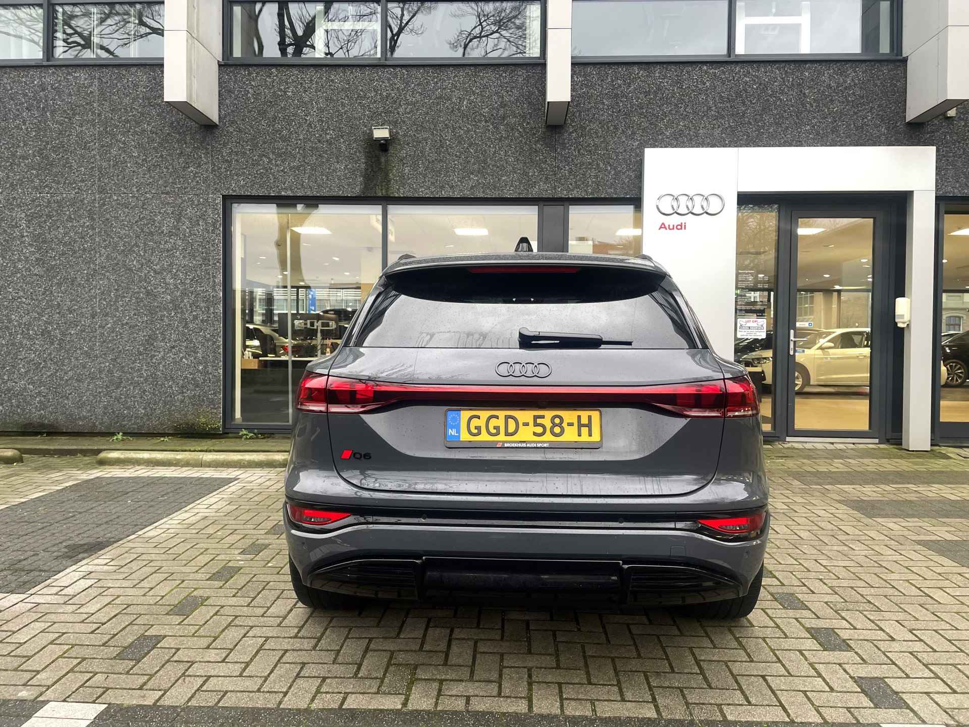 Audi Q6 e-tron First Edition 100 kWh/luchtvering/bang&olufsen/head-up display/ 20 inch/ panoramadak/luchtvering/keyless entry/dodehoek/adaptieve cruise control - 6/12