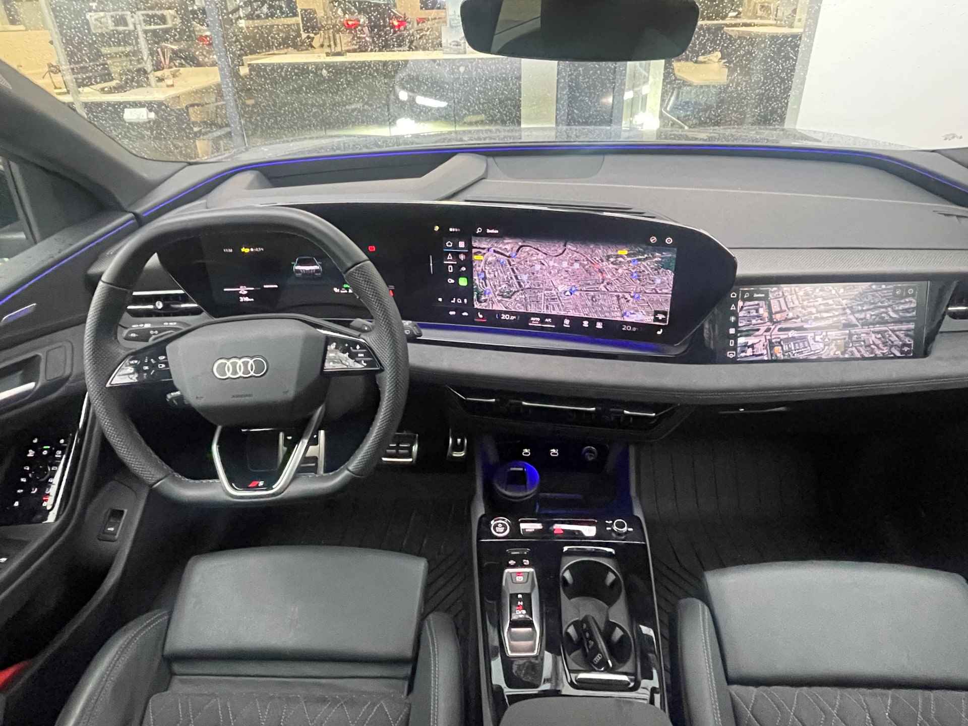 Audi Q6 e-tron First Edition 100 kWh/luchtvering/bang&olufsen/head-up display/ 20 inch/ panoramadak/luchtvering/keyless entry/dodehoek/adaptieve cruise control - 9/12