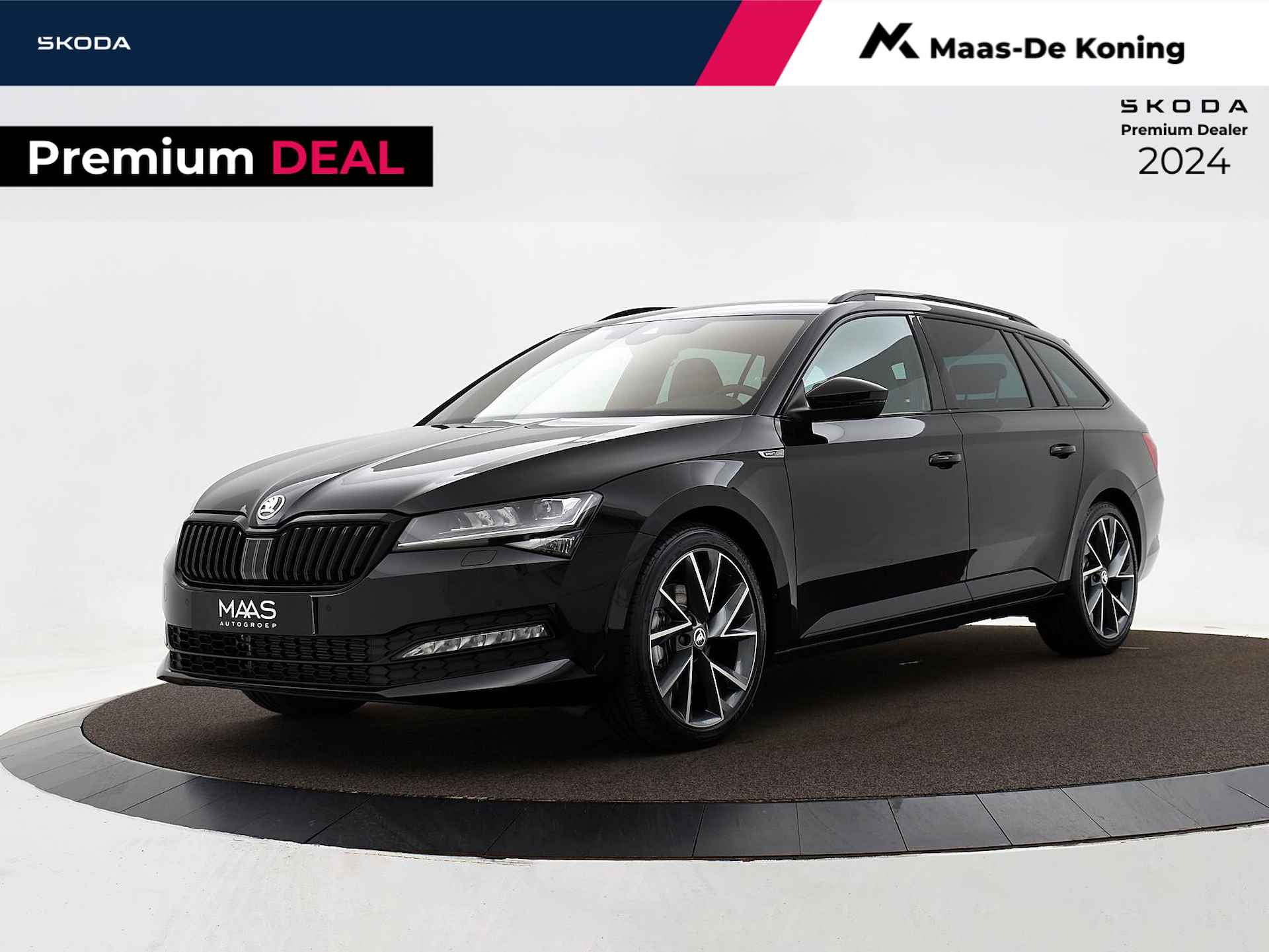 Škoda Superb combi Sportline Business Edition 1.5 110 kW / 150 pk TSI 7-DSG | Comfort pakket | Functie pakket | Reservewiel Trekhaak wegklapbaar | Elektrisch verstelbare voorstoelen | - 1/38