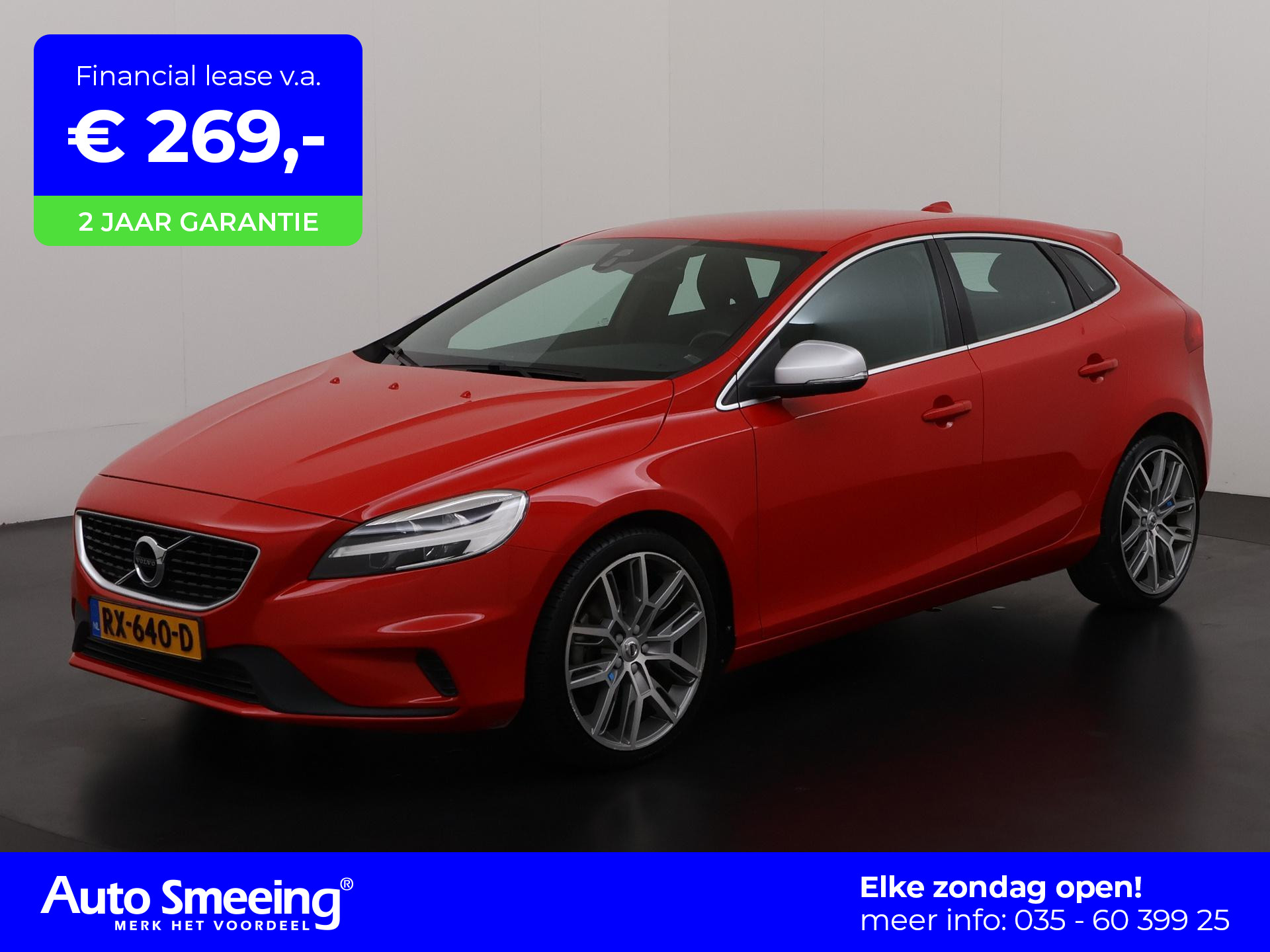 Volvo V40 2.0 T4 Business Sport 191PK | R-Design | Navigatie | Zondag Open!