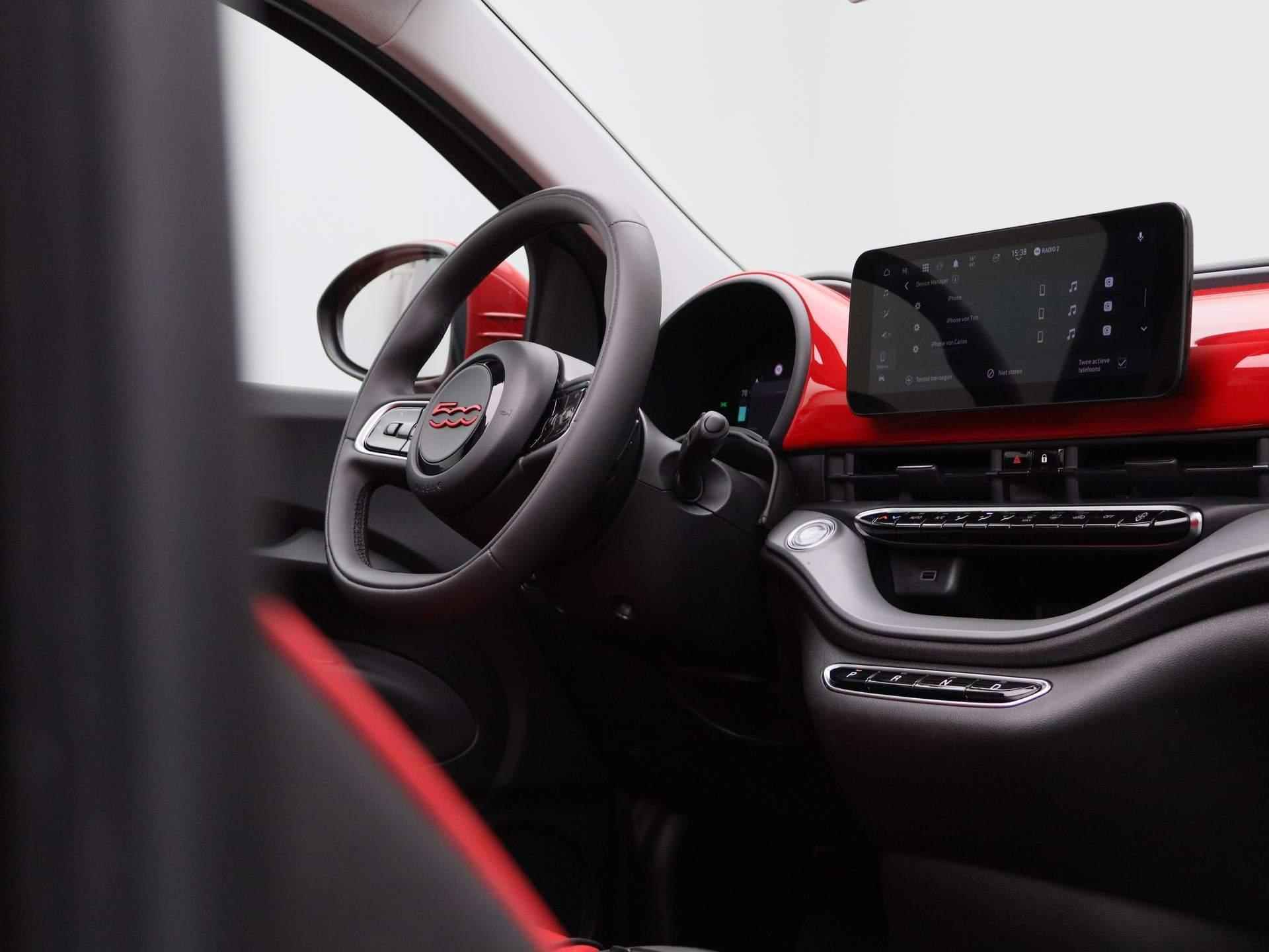 Fiat 500e C RED 42 kWh | Navigatie | Climate Control | - 31/40