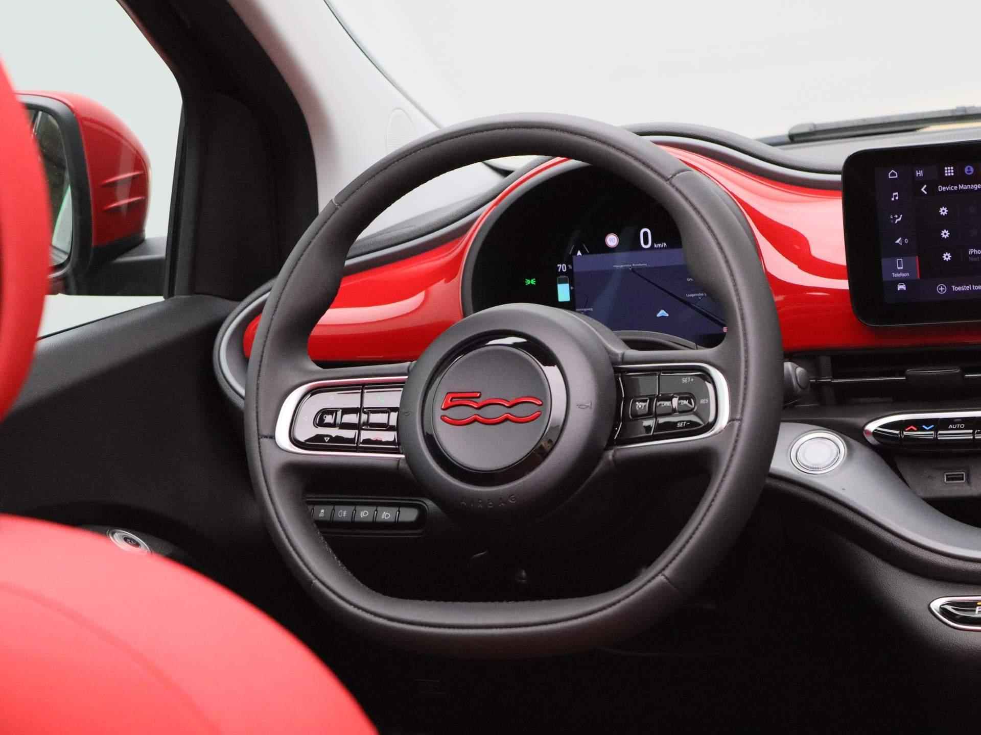 Fiat 500e C RED 42 kWh | Navigatie | Climate Control | - 34/40