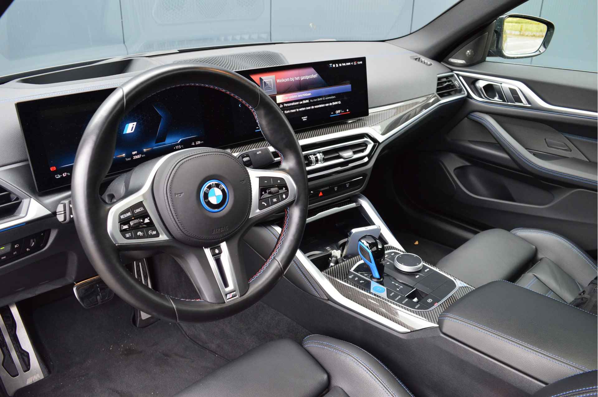 BMW i4 M50 High Executive 84 kWh / BMW M 50 Jahre uitvoering / Schuif-kanteldak / M Sportstoelen / Adaptief M Onderstel / Harman Kardon / Laserlight / Parking Assistant Plus - 6/23