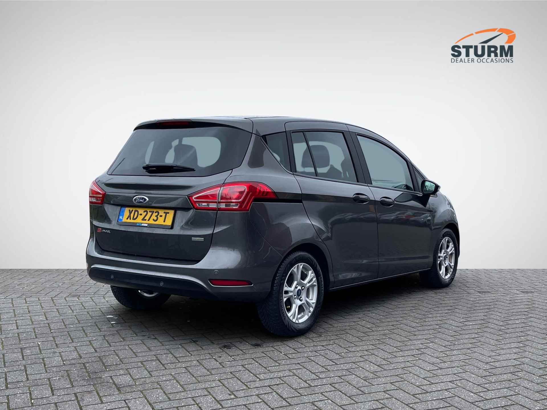 Ford B-Max 1.0 EcoBoost Titanium | Trekhaak | Leder | Cruise Control | Park. Sensor | Climate Control | Armsteun Voor | Rijklaarprijs! - 4/26