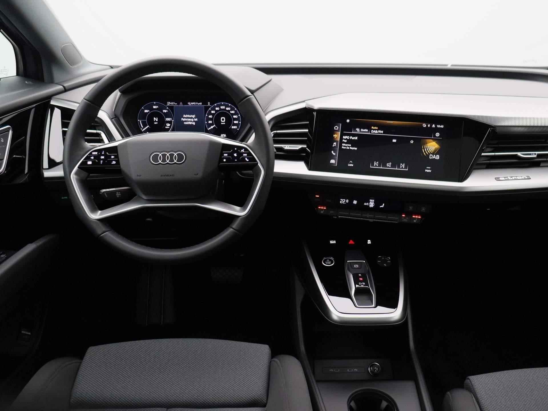 Audi Q4 Sportback e-tron 40 Advanced edition 82 kWh 204 PK | Automaat | Panoramadak | Climate Control | Stoelverwarming | Parkeersensoren | Virtual Cockpit | Audi drive select | LED | Lichtmetalen velgen | - 7/42