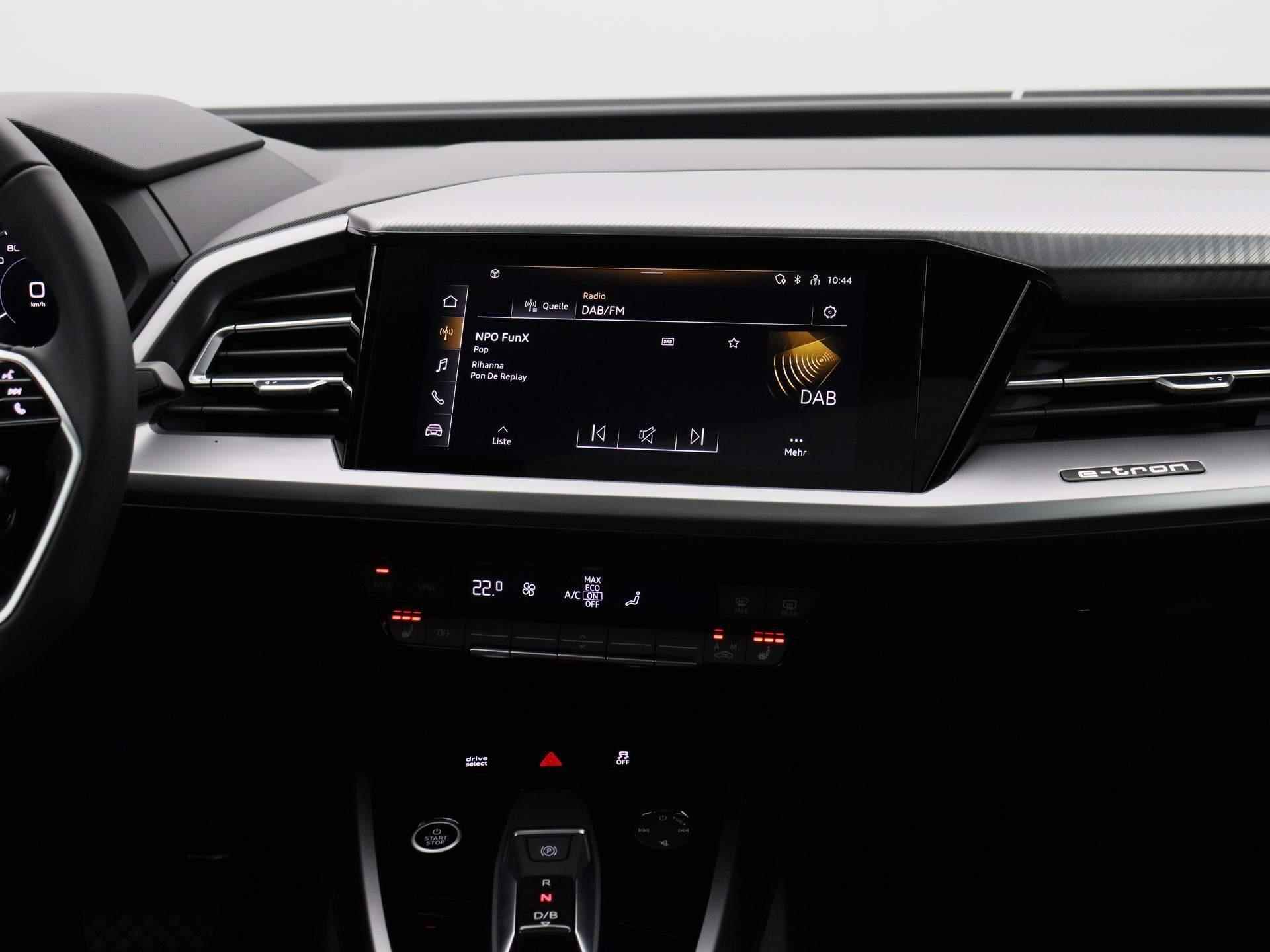 Audi Q4 Sportback e-tron 40 Advanced edition 82 kWh 204 PK | Automaat | Panoramadak | Climate Control | Stoelverwarming | Parkeersensoren | Virtual Cockpit | Audi drive select | LED | Lichtmetalen velgen | - 9/42