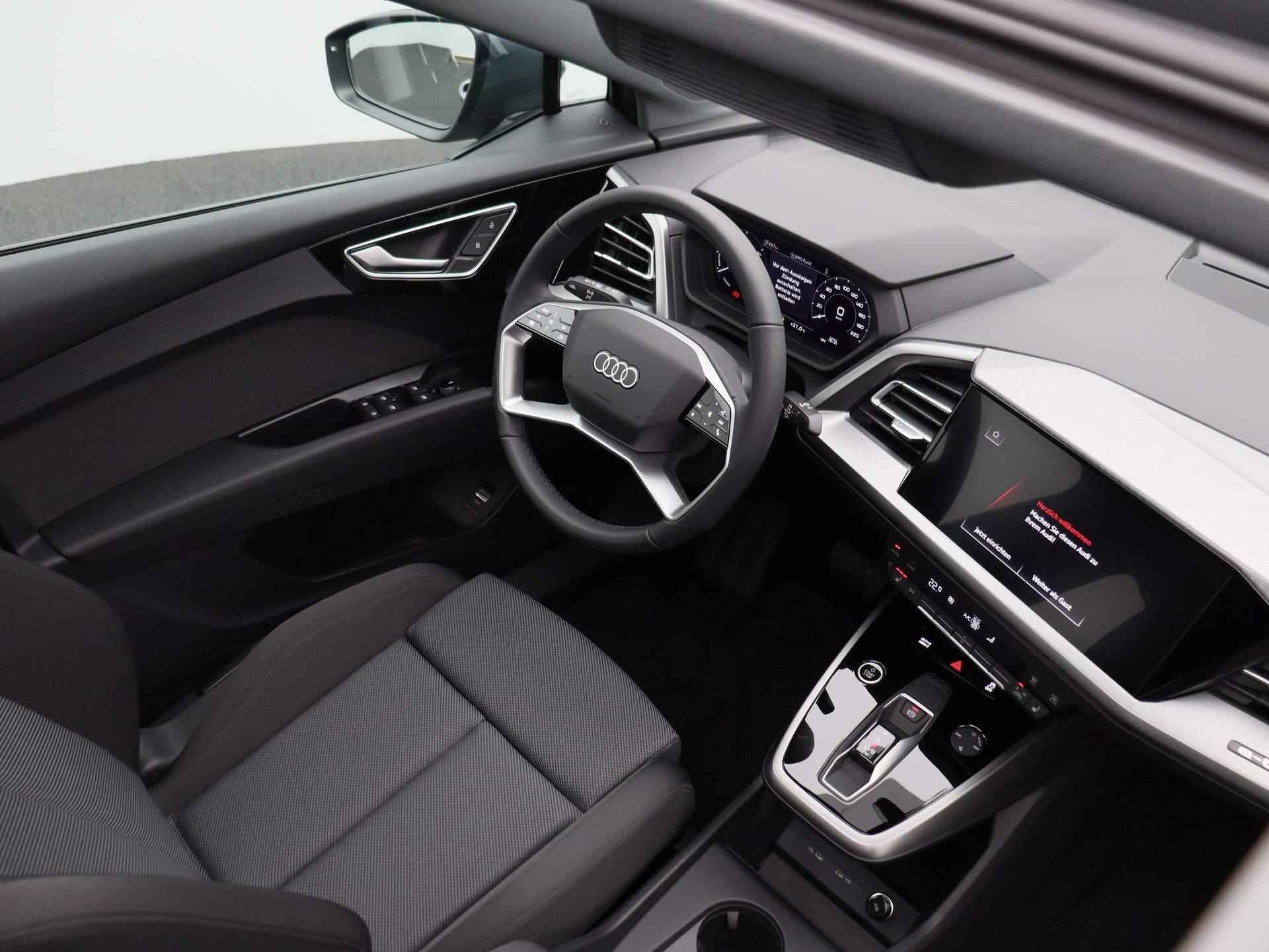 Audi Q4 Sportback e-tron 40 Advanced edition 82 kWh 204 PK | Automaat | Panoramadak | Climate Control | Stoelverwarming | Parkeersensoren | Virtual Cockpit | Audi drive select | LED | Lichtmetalen velgen | - 38/42