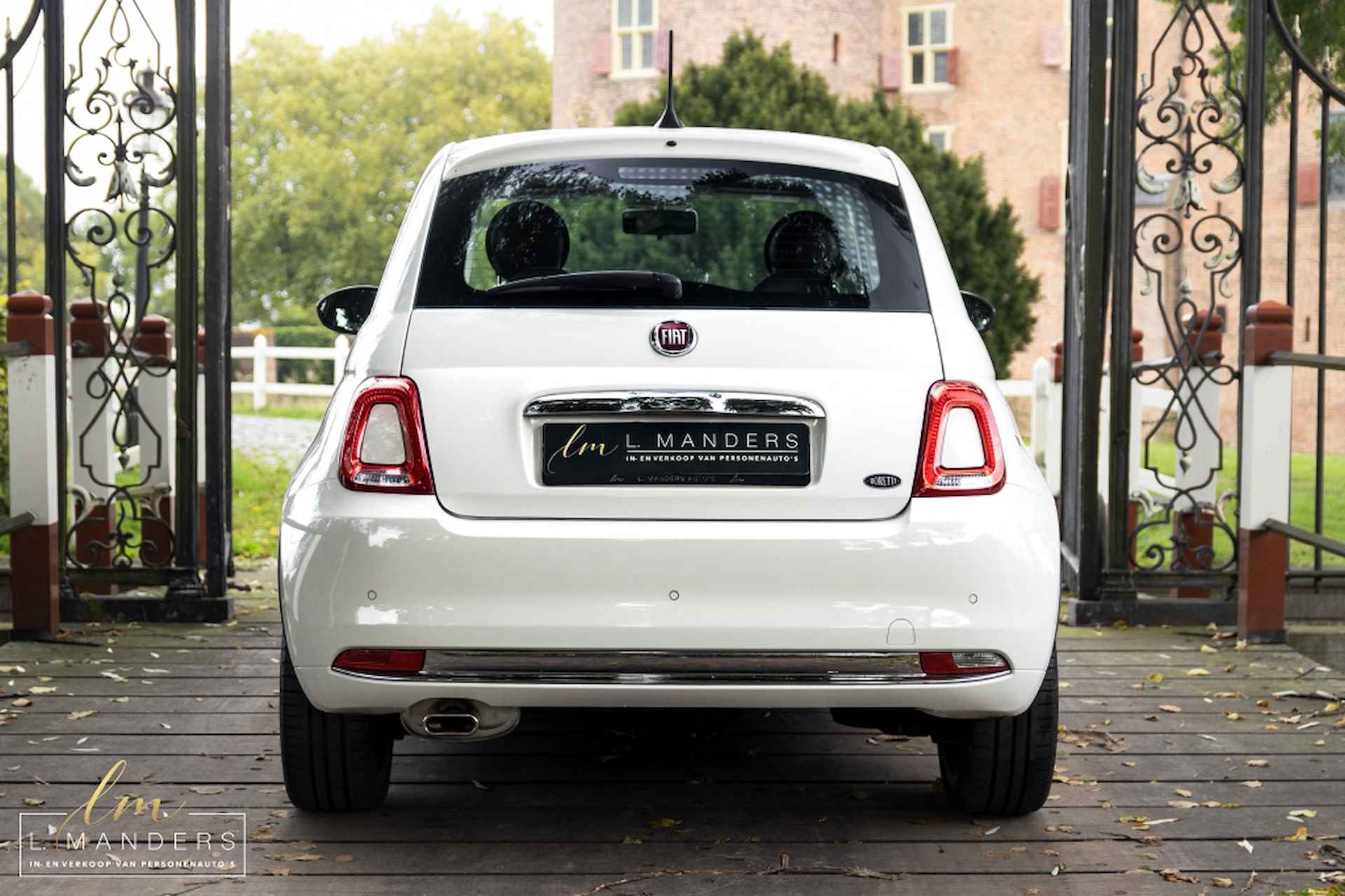 Fiat 500 1.2 Lounge Boretti 2019 WIT | Panoramadak | Display | PDC | Lede - 10/24