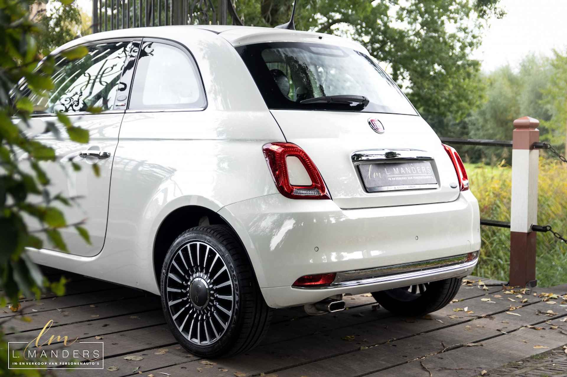 Fiat 500 1.2 Lounge Boretti 2019 WIT | Panoramadak | Display | PDC | Lede - 13/24