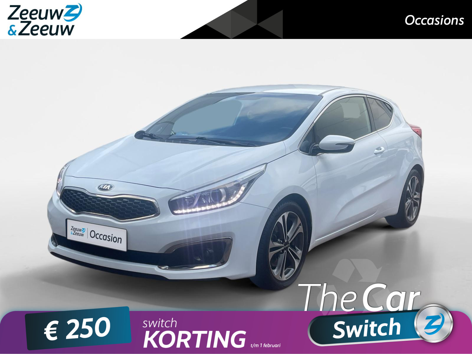 Kia pro_cee'd 1.0 T-GDi GT-Line | Camera | Cruise & Climate Control | Parkeersensoren | Bluetooth | Sportieve Bak!