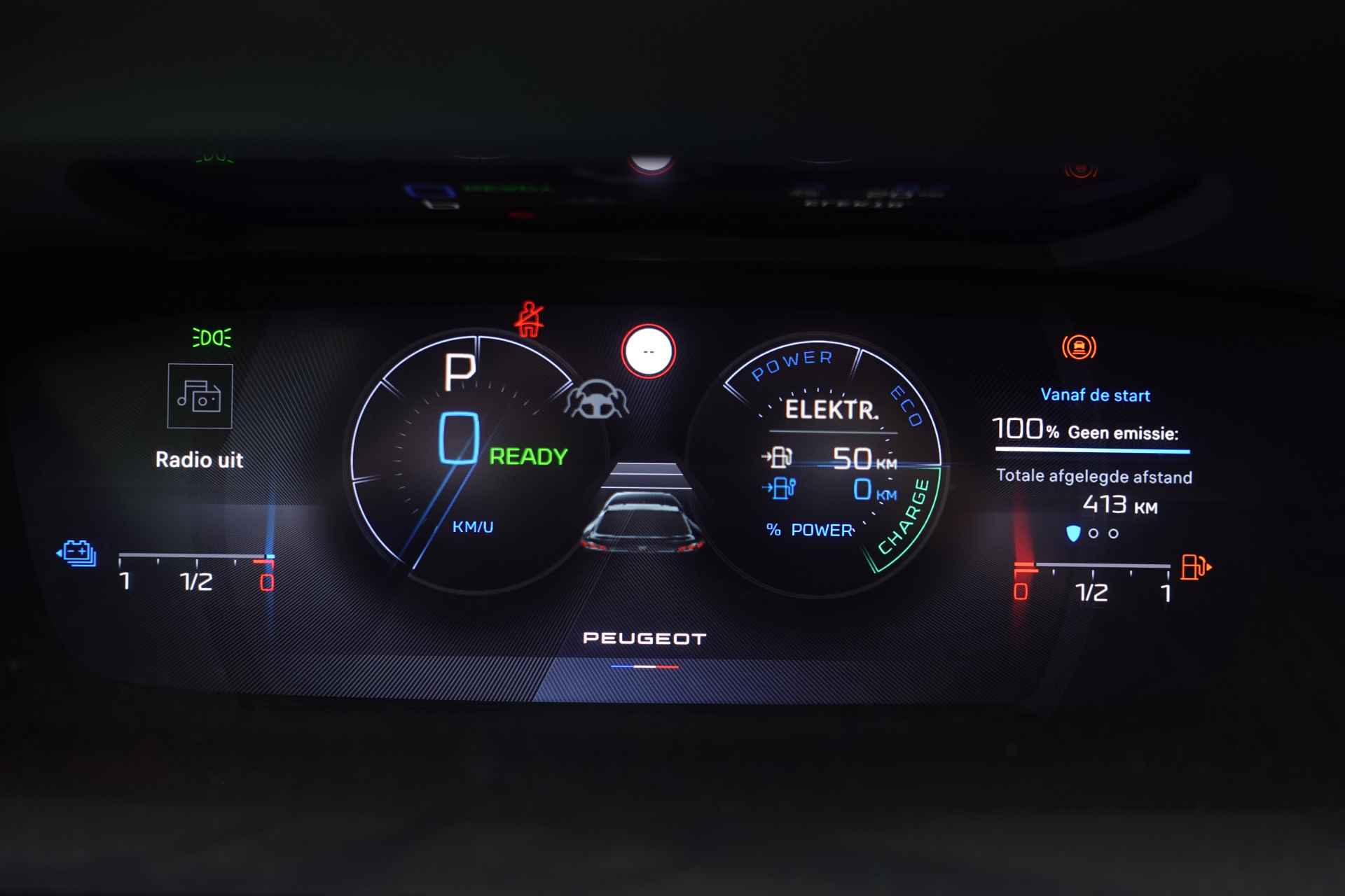Peugeot 408 1.6 HYbrid GT 225 EAT8 | AD. CRUISE | KEYLESS | ELEK.A.KLEP | A.CAMERA | DRAADL. TEL | 413KM!! - 16/47