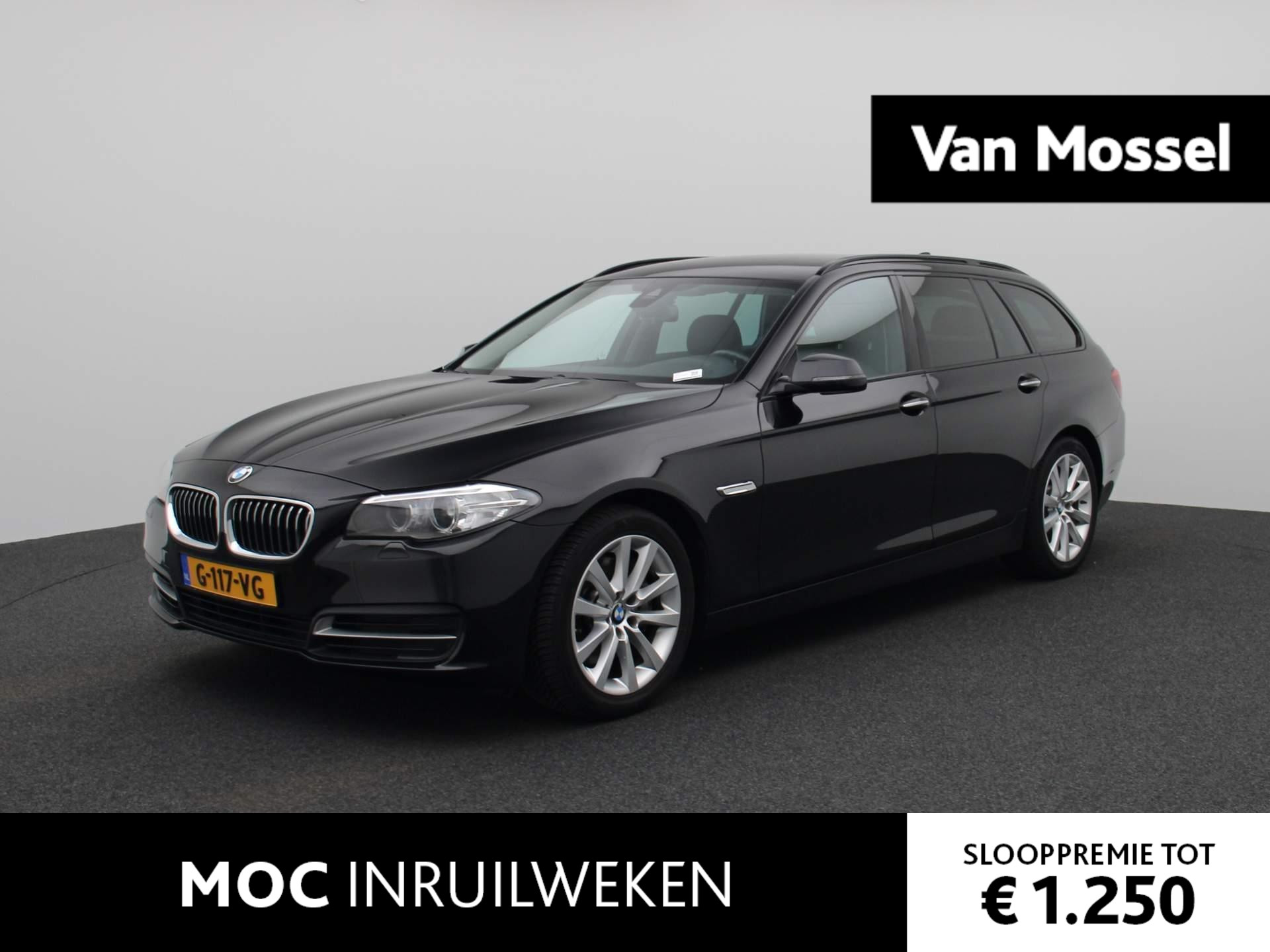 BMW 5-serie Touring 528i Executive | Lederen Bekleding | Navigatie | Stoelverwarming | LED Verlichting |