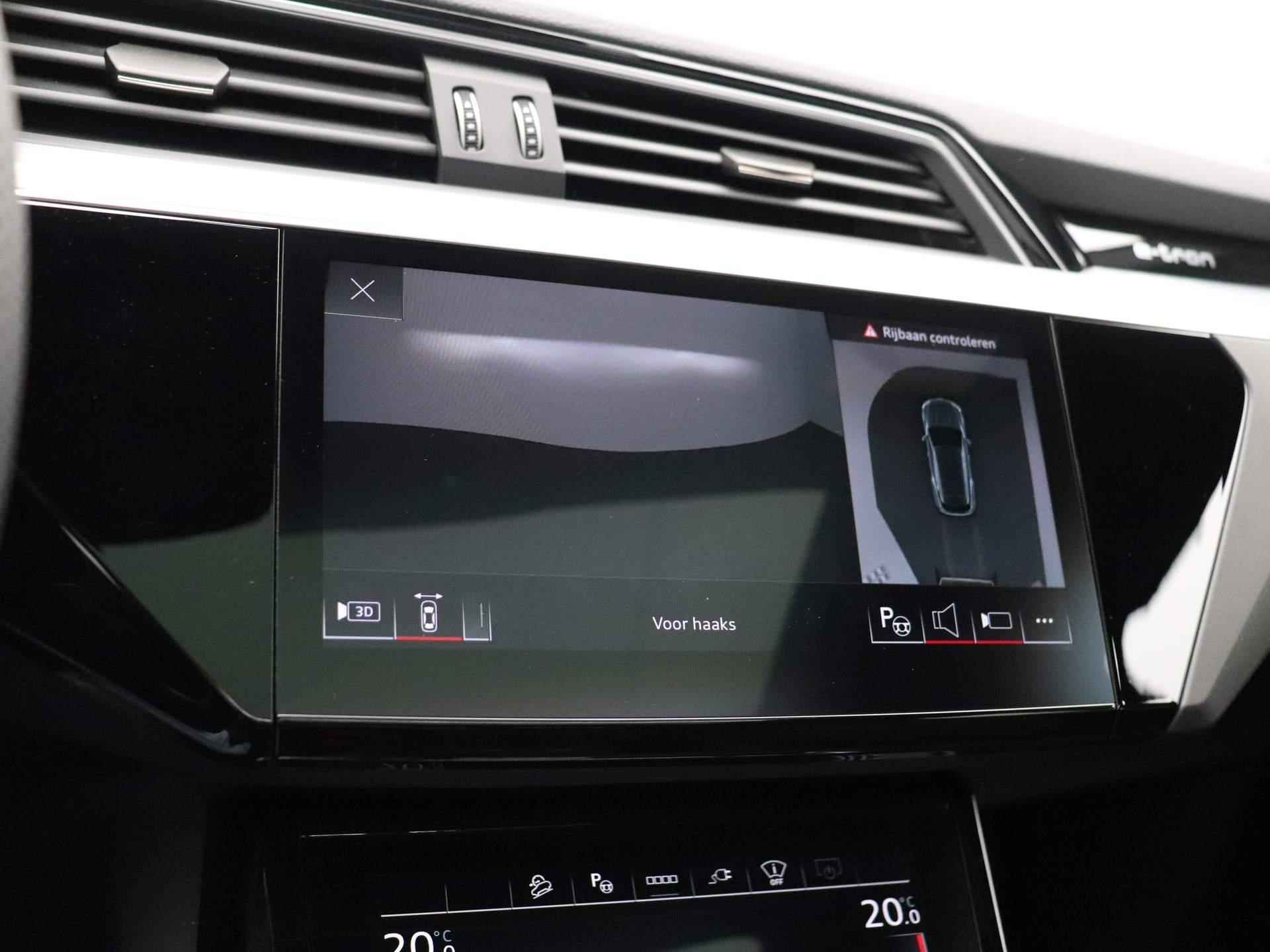 Audi Q8 e-tron S quattro SQ8 115 kWh 503 PK | S-line | Automaat | Navigatie | 360 Camera | Panoramadak | Trekhaak | Adaptive Cruise Control | Climate Control | Stoelverwarming | Virtual Cockpit | LED Matrix | Lichtmetalen velgen | Privacy glass | - 19/58