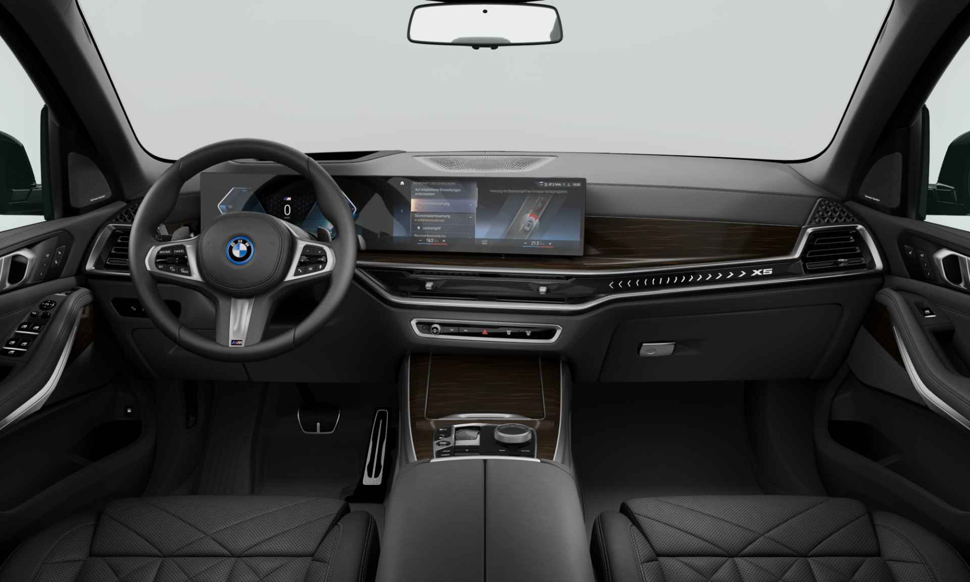 BMW X5 xDrive50e | M-Sport Pro | 22'' | Panoramadak | Harman/kardon | Drive. + Park Prof. | Head-Up | Stoelvent. | Soft Close | Adapt. LED | Trekhaak | Adapt. Air Susp. | Comf. Acc. - 3/4