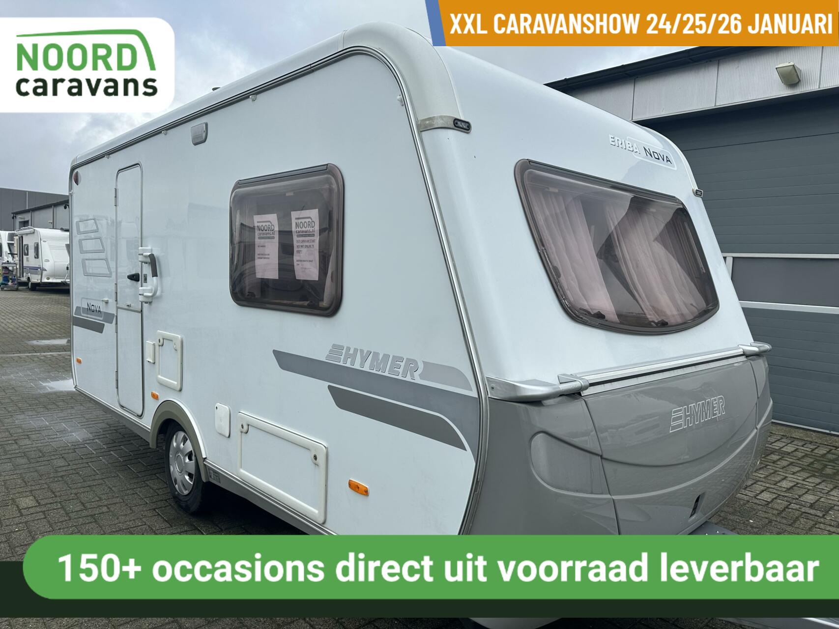 ERIBA NOVA 470 E ENKELE BEDDEN + VOORTENT + EP + MOVER