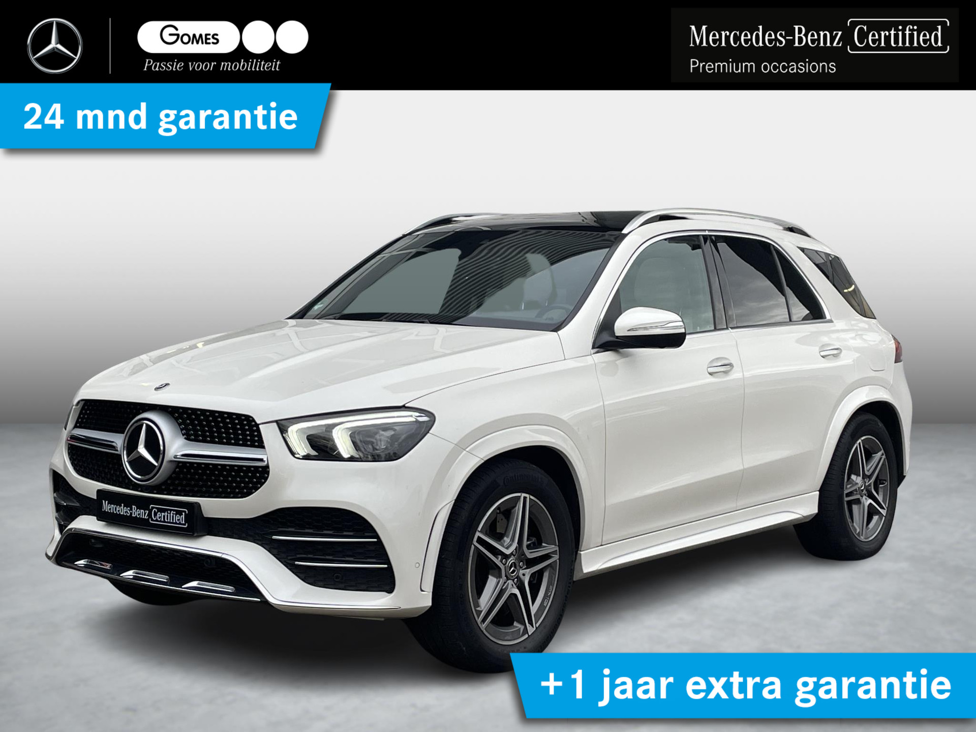 Mercedes-Benz GLE-klasse 350 e 4MATIC | Airmatic | Panoramadak | Burmester Sound | Trekhaak | Memorypakket bij viaBOVAG.nl