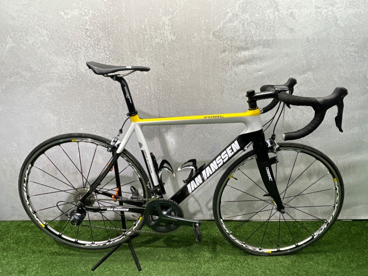 Jan Janssen Sonic Carbon Ultegra Heren Zwart 52cm 2018