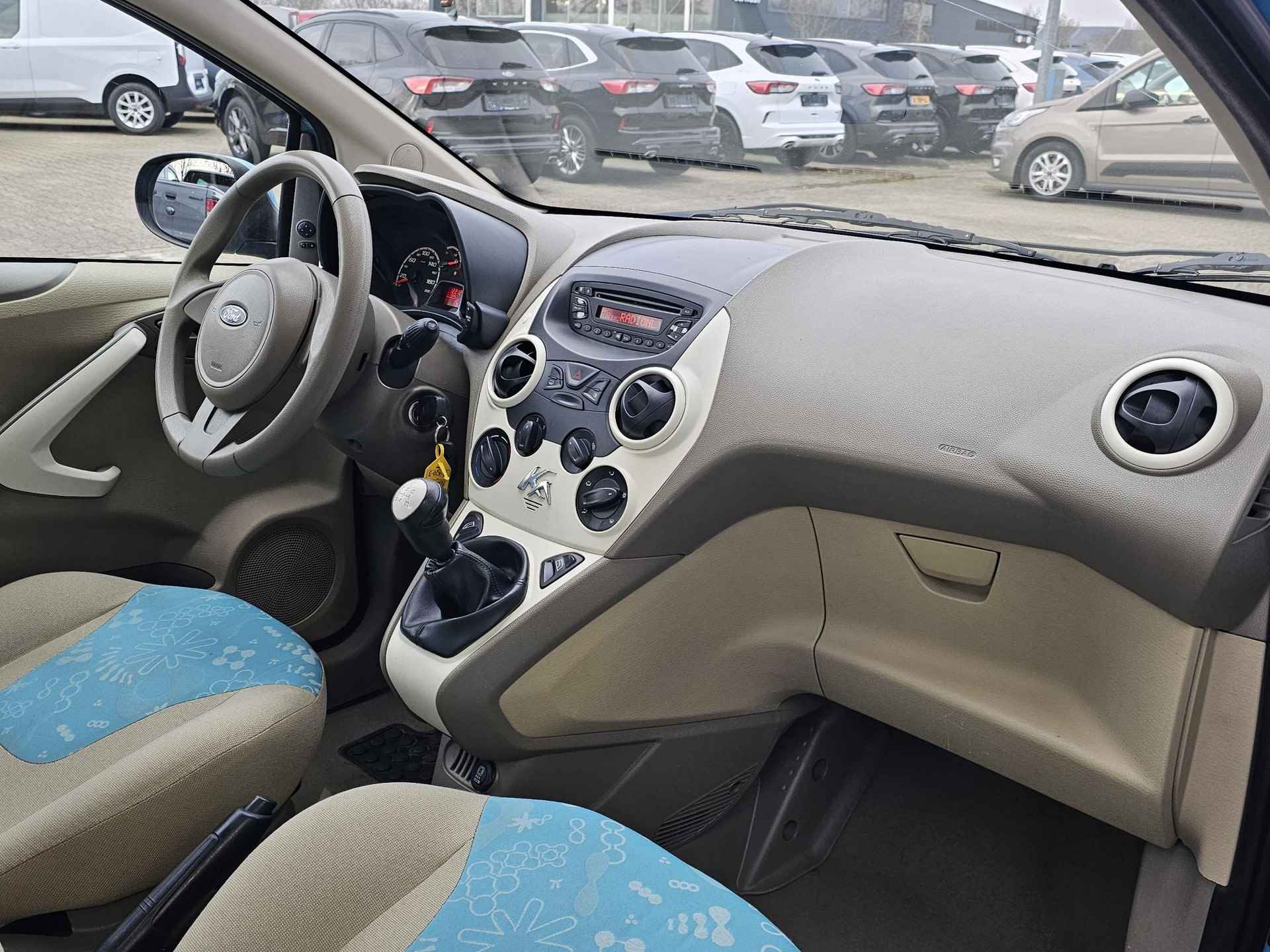 Ford Ka 1.2 Trend Nieuwe APK | Aux | Lichtmetaal | Elek. spiegelverstelling | Elek. ramen | Zuinig! - 10/21