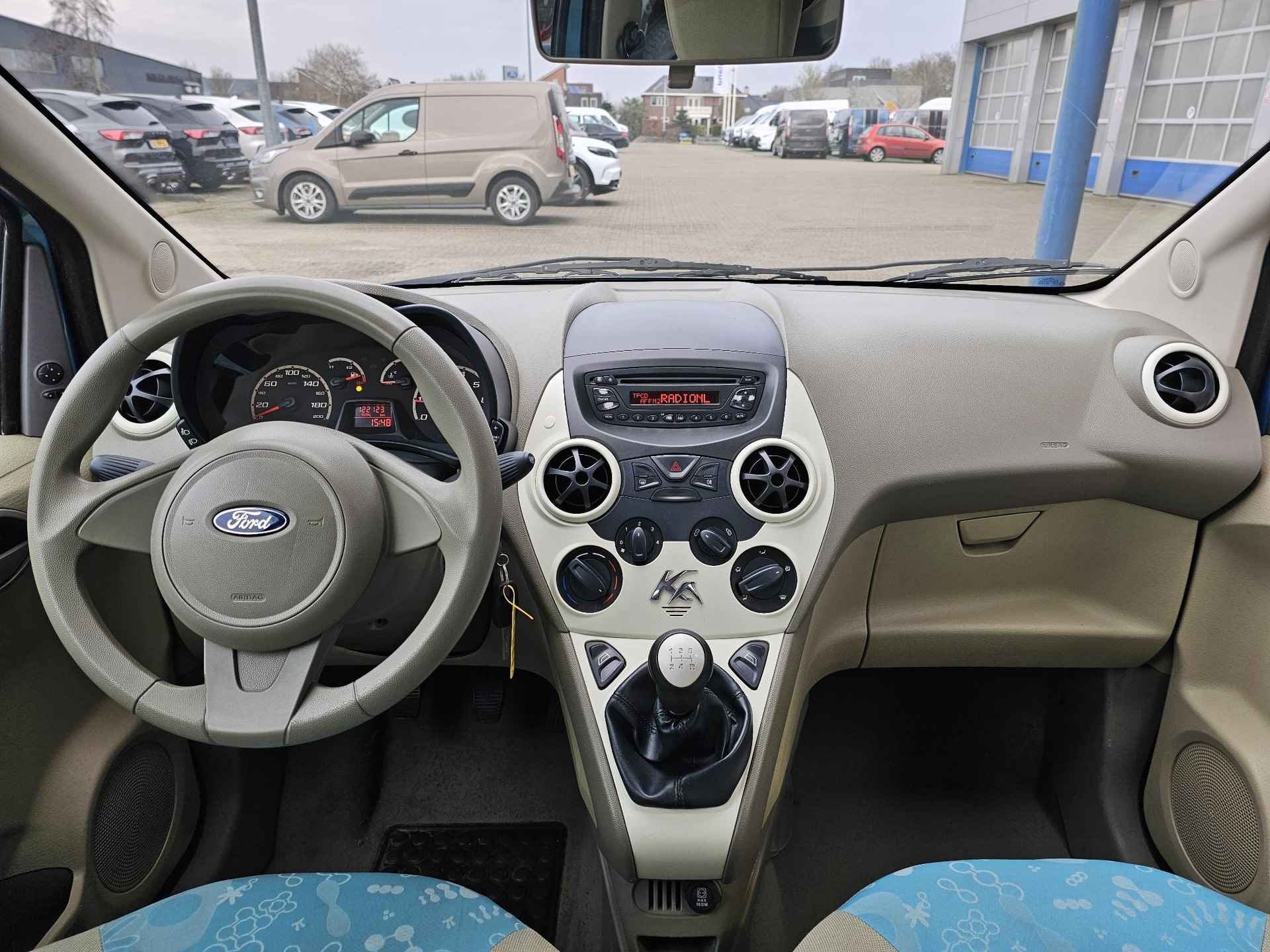 Ford Ka 1.2 Trend Nieuwe APK | Aux | Lichtmetaal | Elek. spiegelverstelling | Elek. ramen | Zuinig! - 14/21