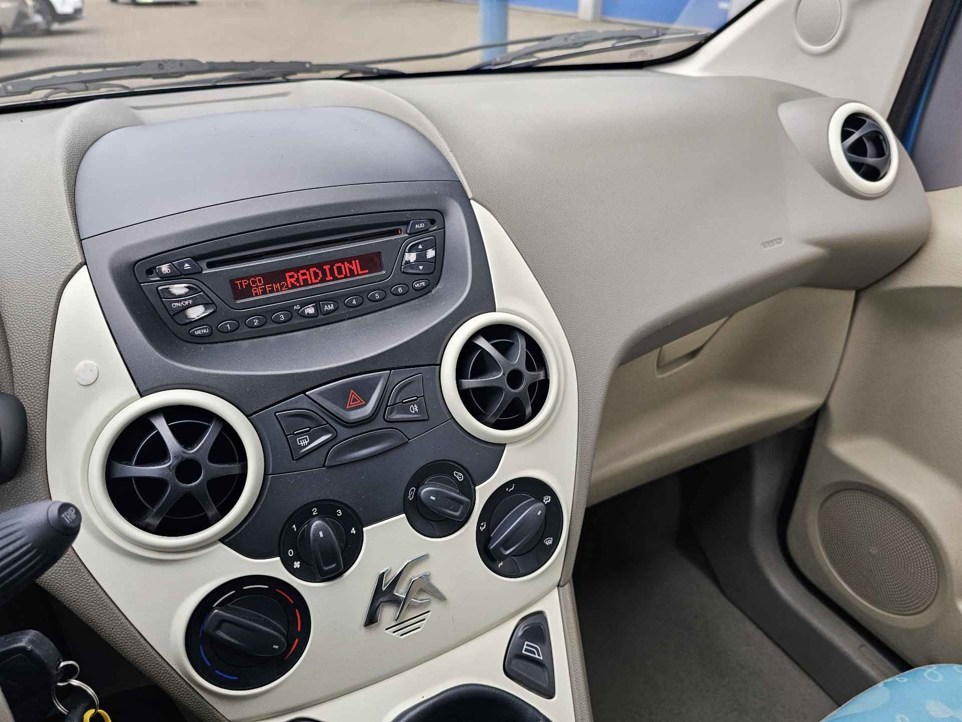 Ford Ka 1.2 Trend Nieuwe APK | Aux | Lichtmetaal | Elek. spiegelverstelling | Elek. ramen | Zuinig! - 17/21