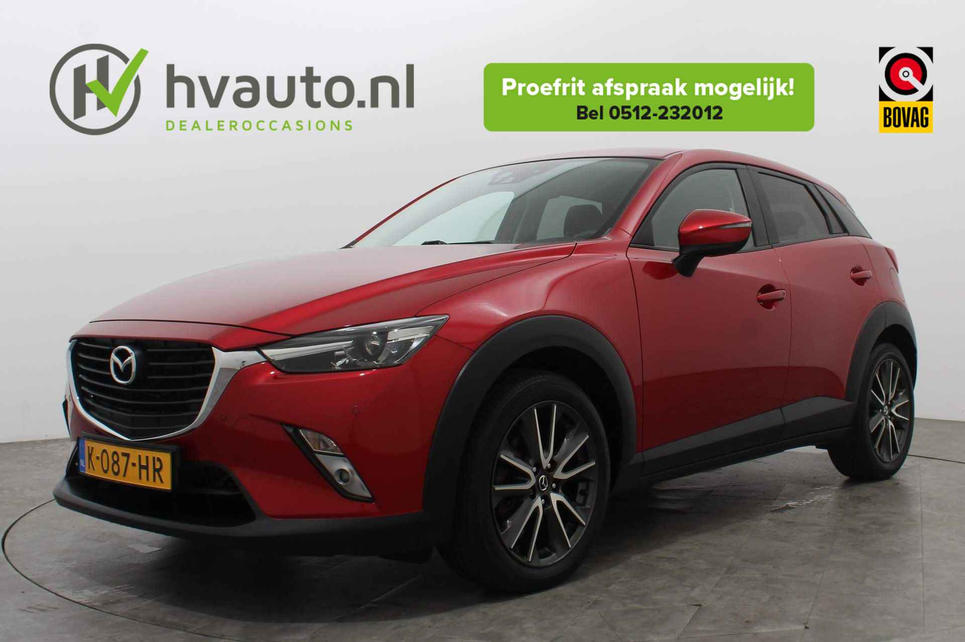 Mazda CX-3 2.0 SKYACTIV-G 120PK TS+ | Navi | Cruise | Clima | Trekhaak - 1/37