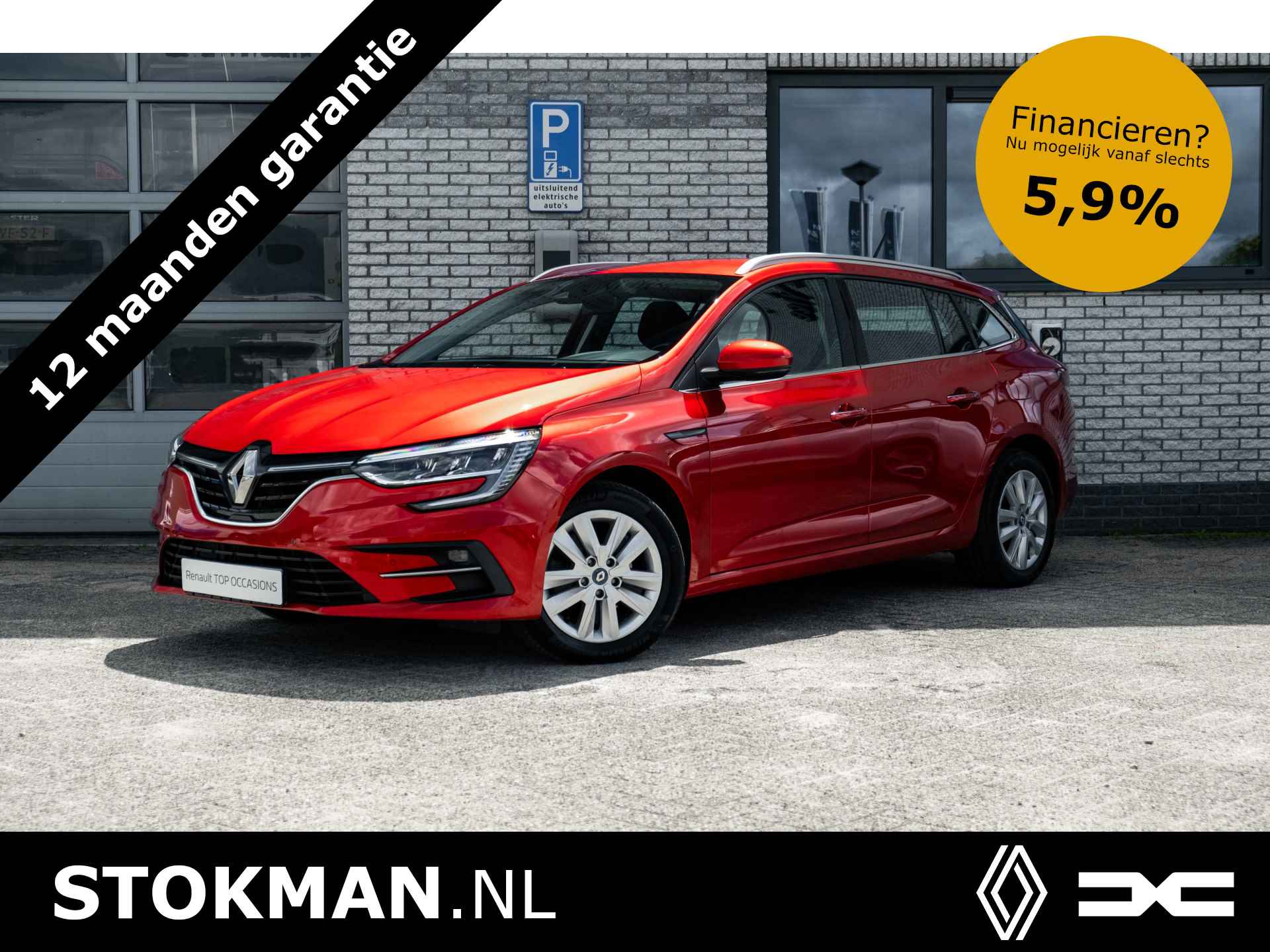 Renault Mégane Estate 1.6 E-Tech Plug-In Hybrid 160 PK Intens | PHEV | automaat | Stuur-en stoelverwarming | incl. Bovag rijklaarpakket met 12 maanden garantie | - 1/51