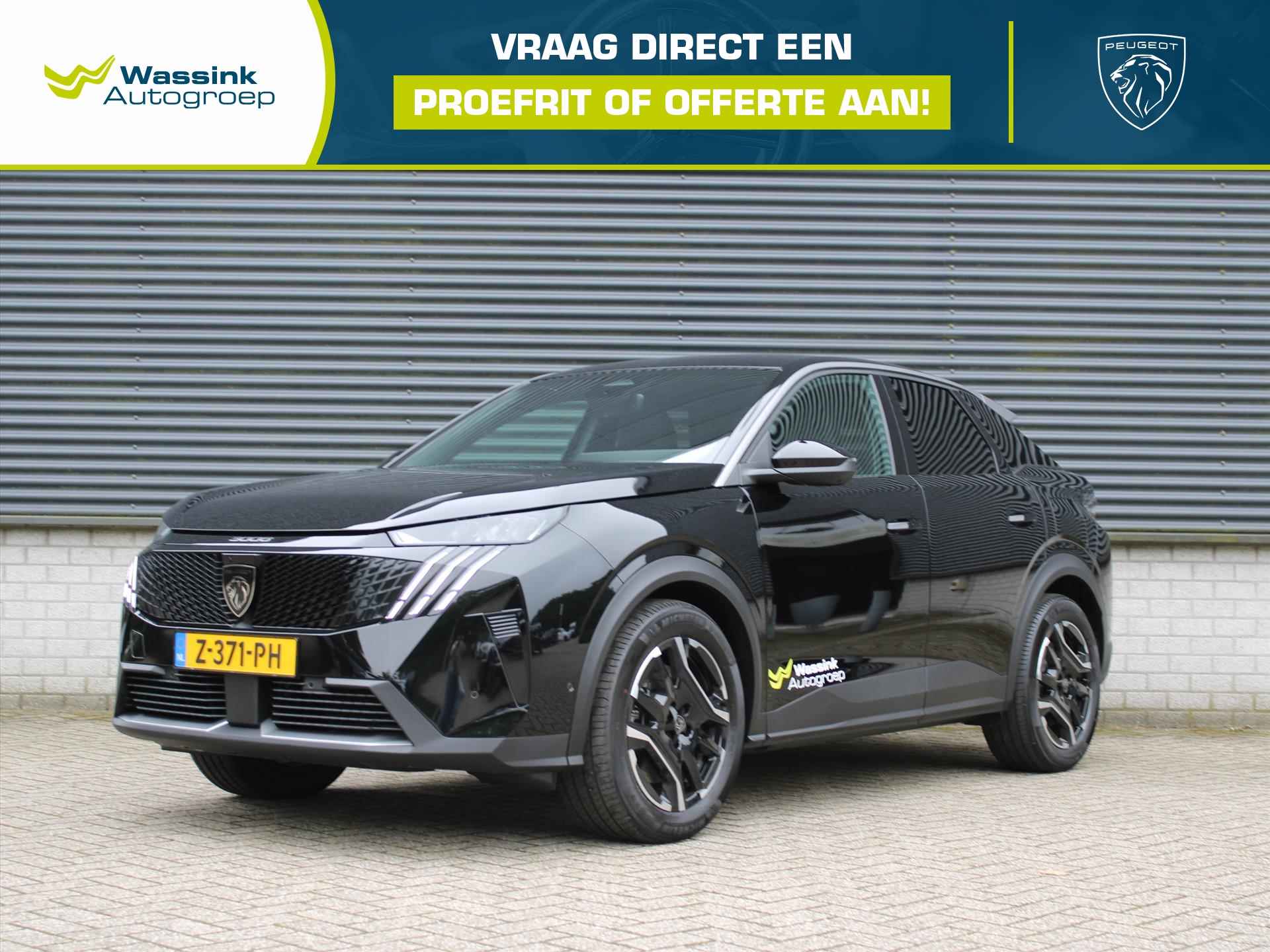 Peugeot 3008 ALLURE 73 kWh 210pk | Adaptive Cruise Control | 360 Vision & Drive Assist Pack Navigation Pack I Stuurwielverwarming