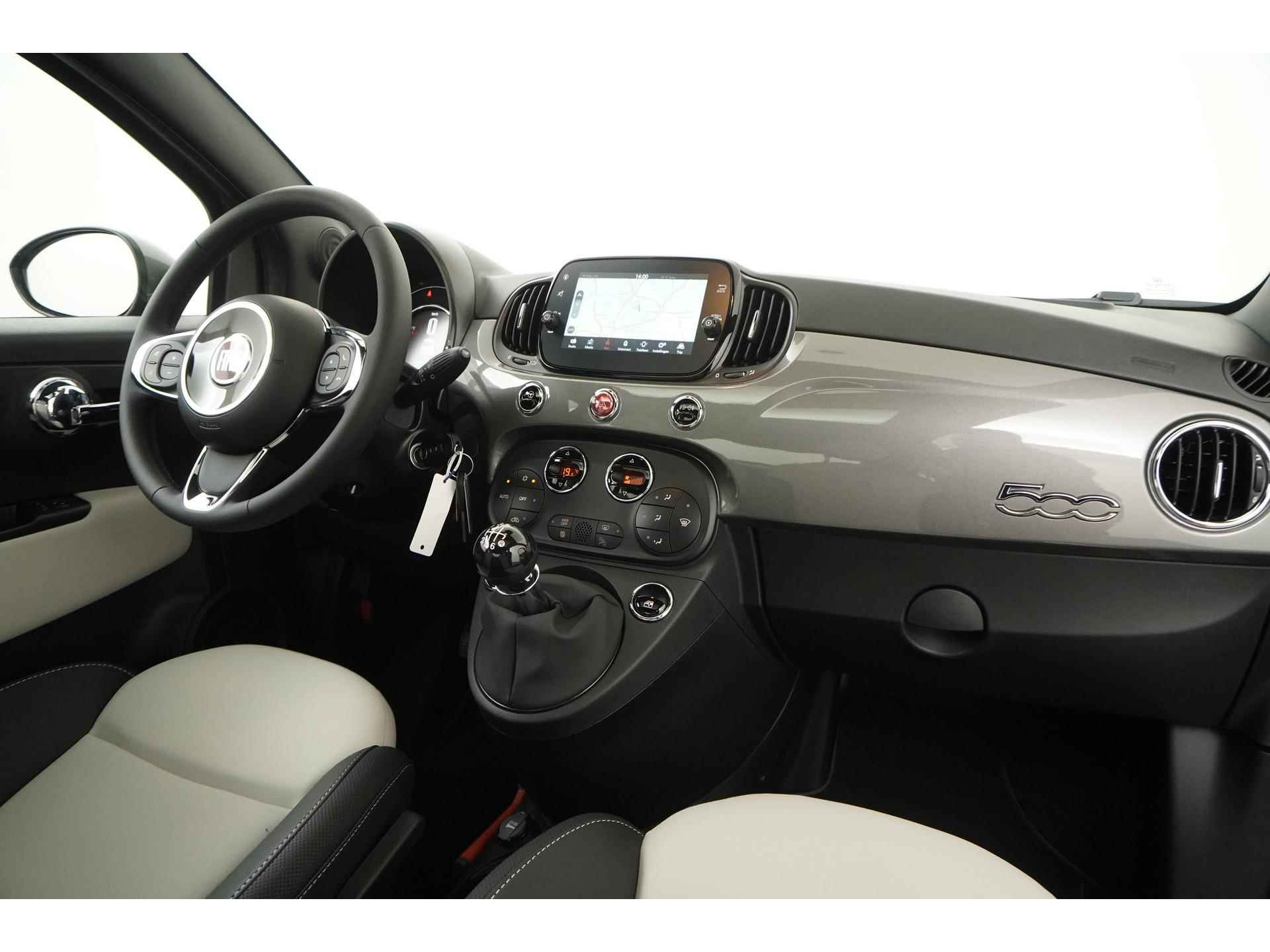 Fiat 500 1.0 Hybrid Dolcevita | Schuifdak | Digital Cockpit | Navigatie | Zondag Open! - 2/37