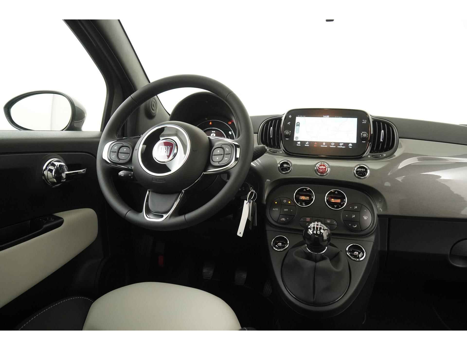 Fiat 500 1.0 Hybrid Dolcevita | Schuifdak | Digital Cockpit | Navigatie | Zondag Open! - 5/37