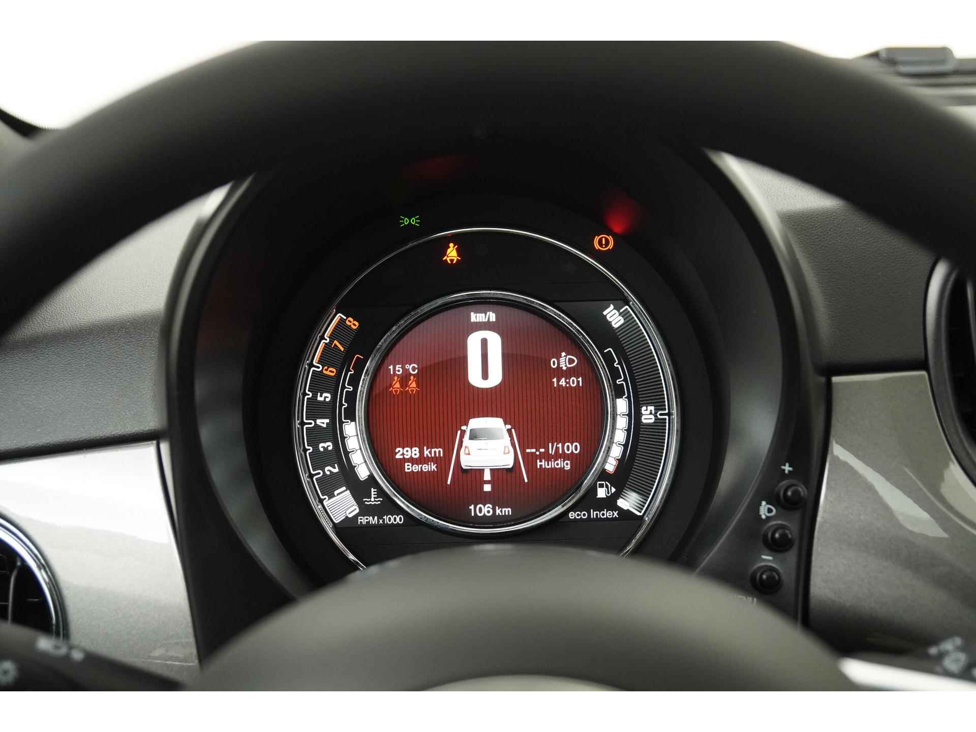 Fiat 500 1.0 Hybrid Dolcevita | Schuifdak | Digital Cockpit | Navigatie | Zondag Open! - 8/37