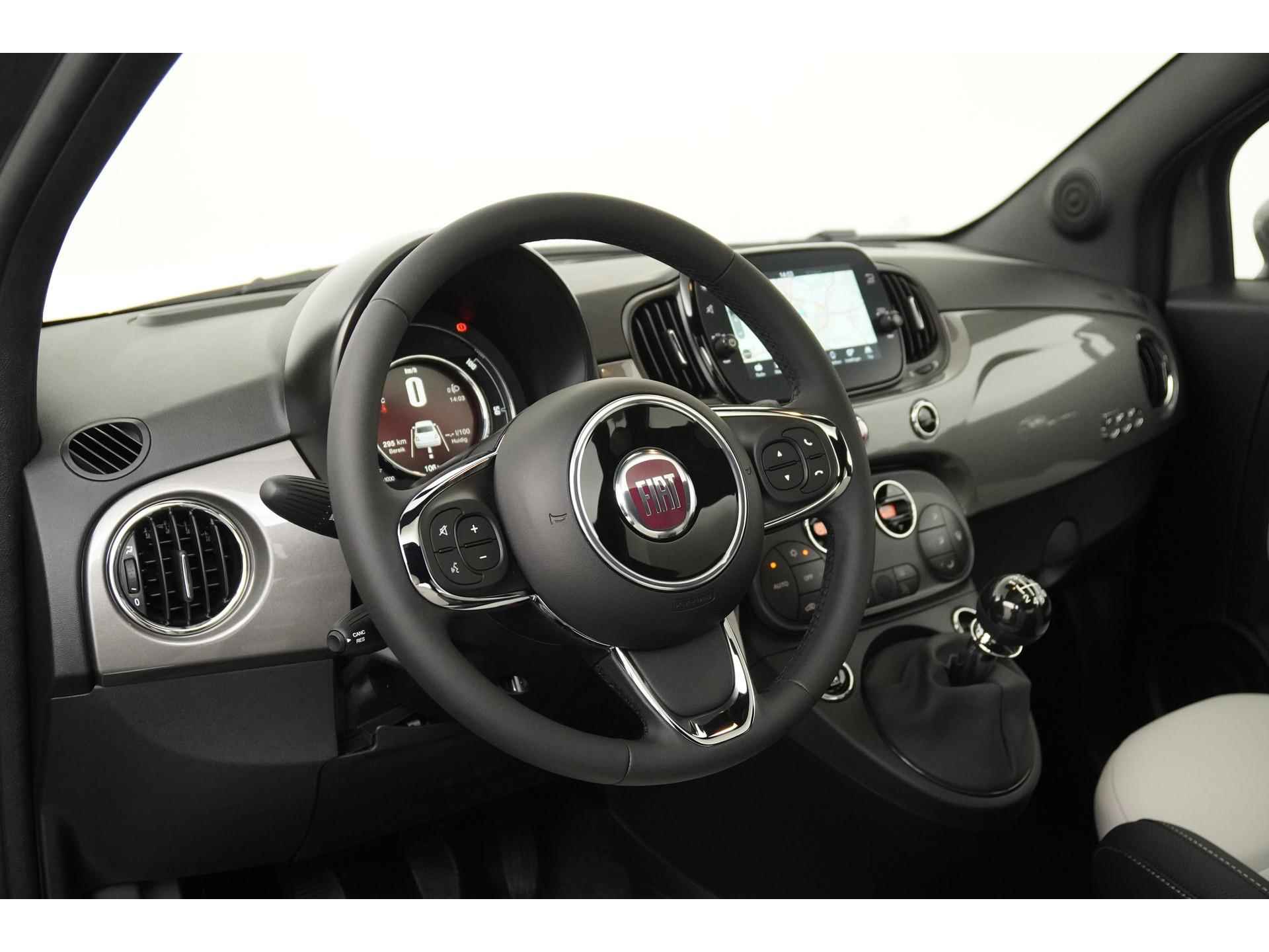 Fiat 500 1.0 Hybrid Dolcevita | Schuifdak | Digital Cockpit | Navigatie | Zondag Open! - 33/37