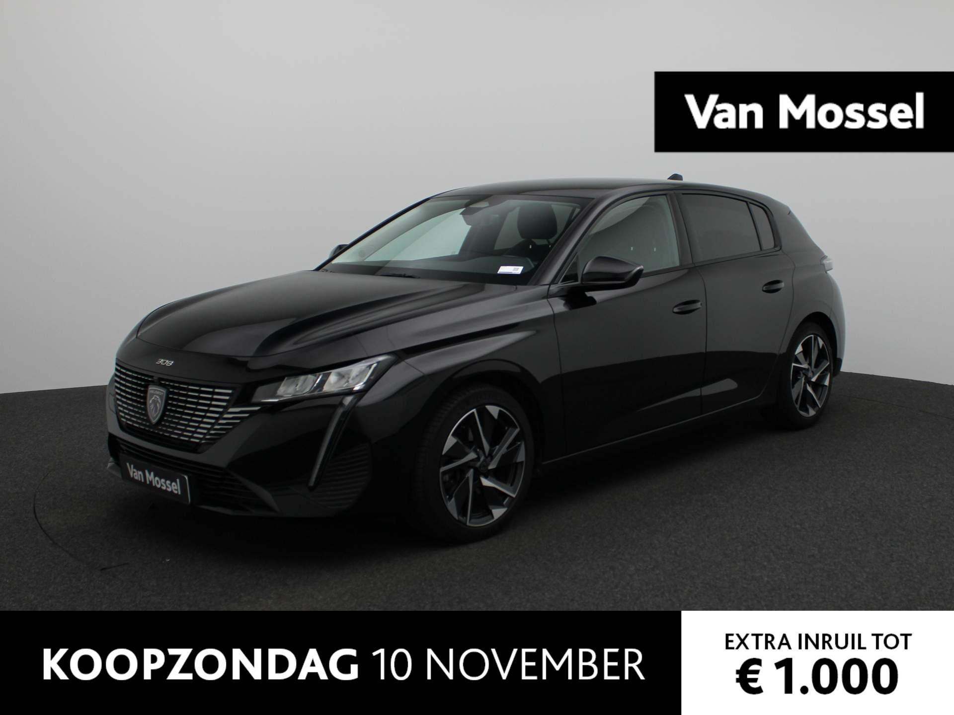 Peugeot 308 1.5 BlueHDi Allure Pack Business | Half-Leder | Apple Carplay / Android Auto | 360 Camera | Dodehoekdetectie | Led-Koplampen | Sfeerverlichting | Keyless | Adaptieve Cruise Control | Stoel + Stuurverwarming |