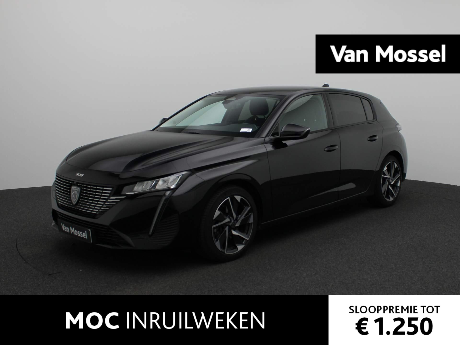 Peugeot 308 1.5 BlueHDi Allure Pack Business | Half-Leder | Apple Carplay / Android Auto | 360 Camera | Dodehoekdetectie | Led-Koplampen | Sfeerverlichting | Keyless | Adaptieve Cruise Control | Stoel + Stuurverwarming |