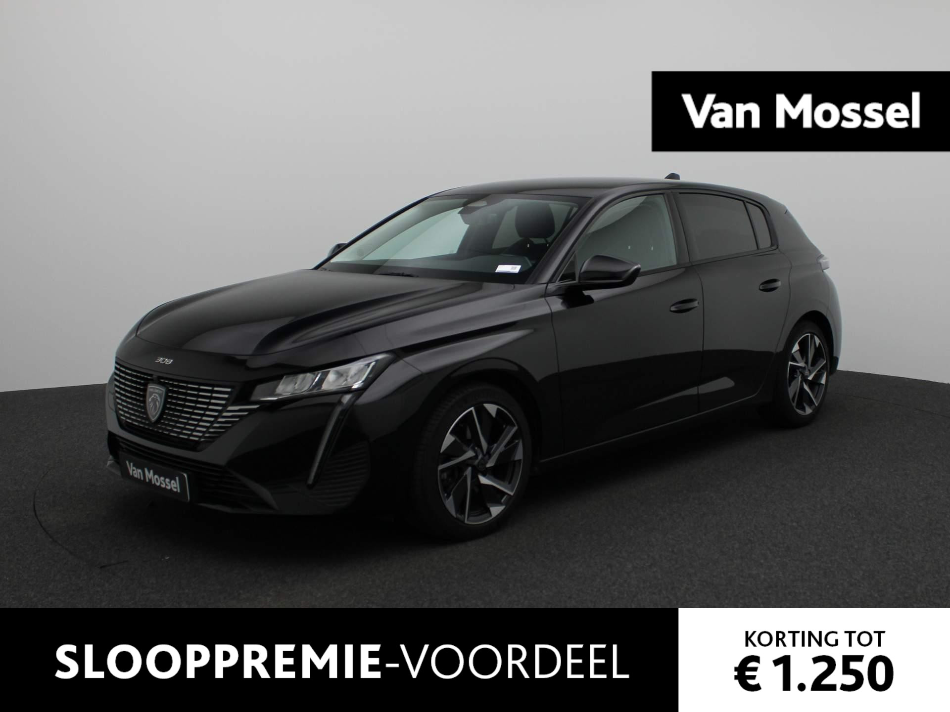 Peugeot 308 1.5 BlueHDi Allure Pack Business | Half-Leder | Apple Carplay / Android Auto | 360 Camera | Dodehoekdetectie | Led-Koplampen | Sfeerverlichting | Keyless | Adaptieve Cruise Control | Stoel + Stuurverwarming |