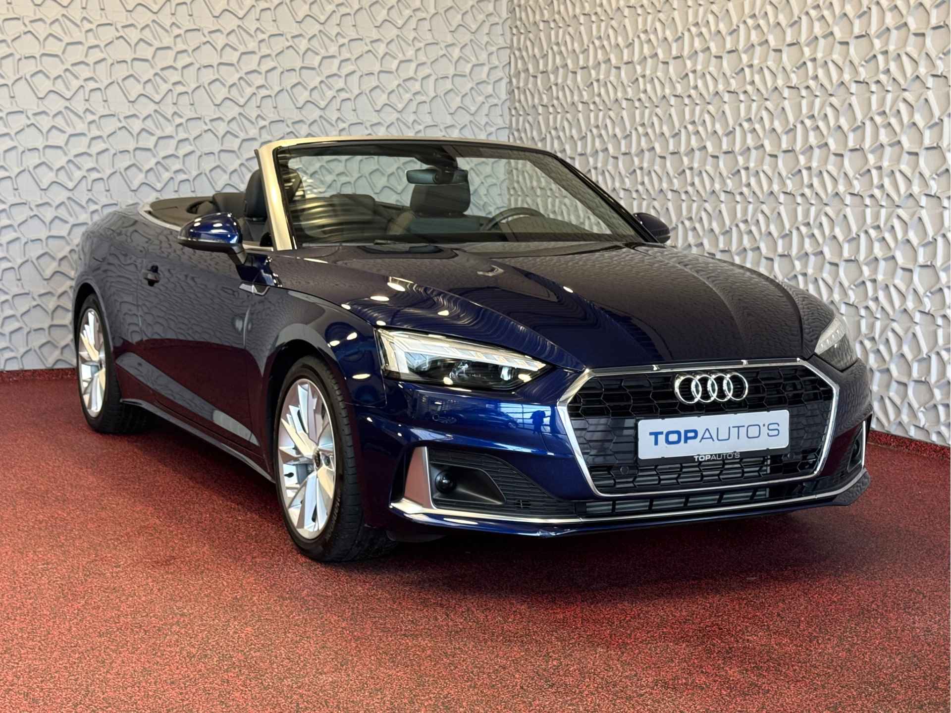 Audi A5 Cabriolet 40 TFSI 204 PK ADVANCED LEER NAVI CAMERA NEK/STOELVERW. ADAP.CRUISE 04/2024 - 2/101